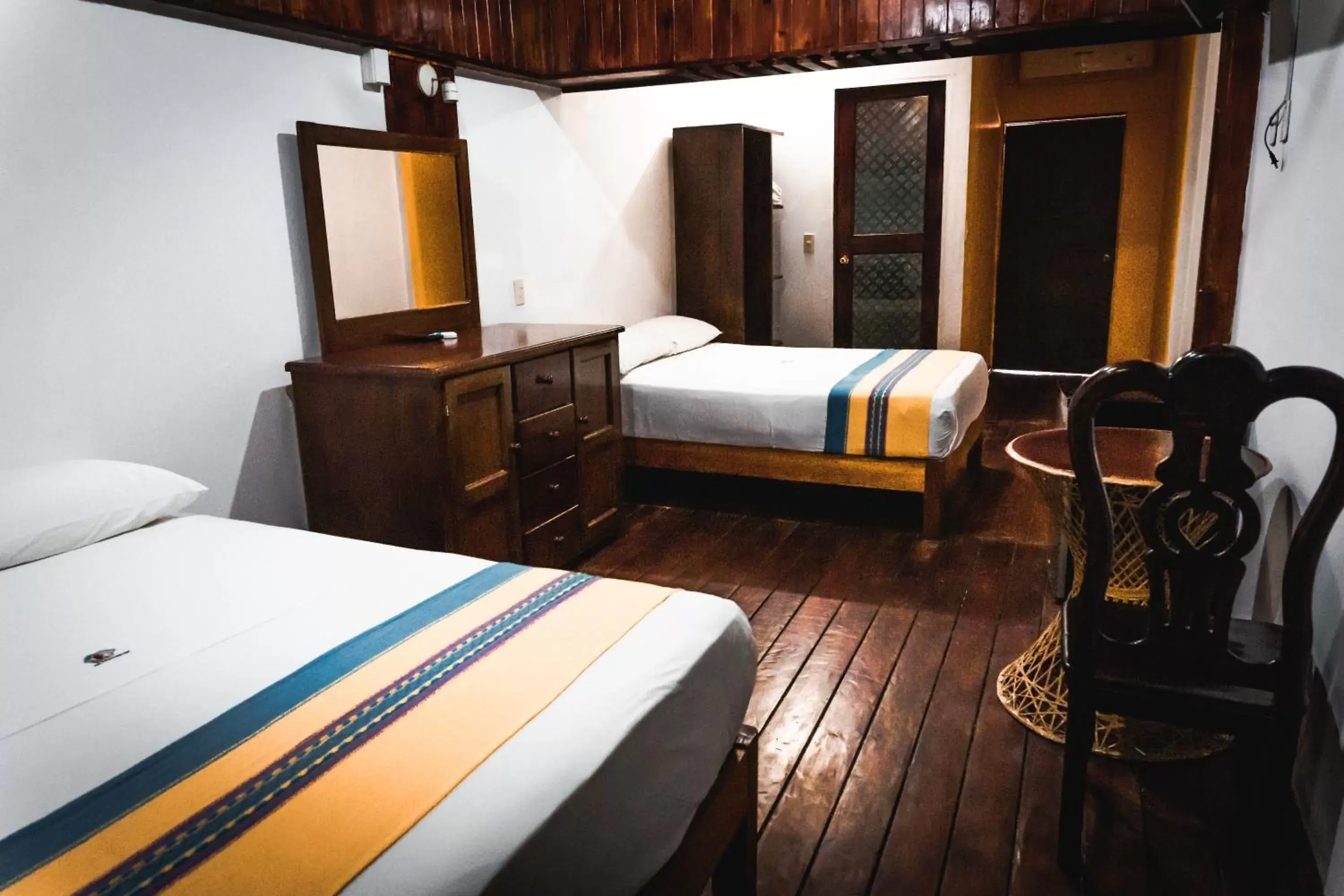 Bedroom, Bed in Hotel Bungalows Acuario