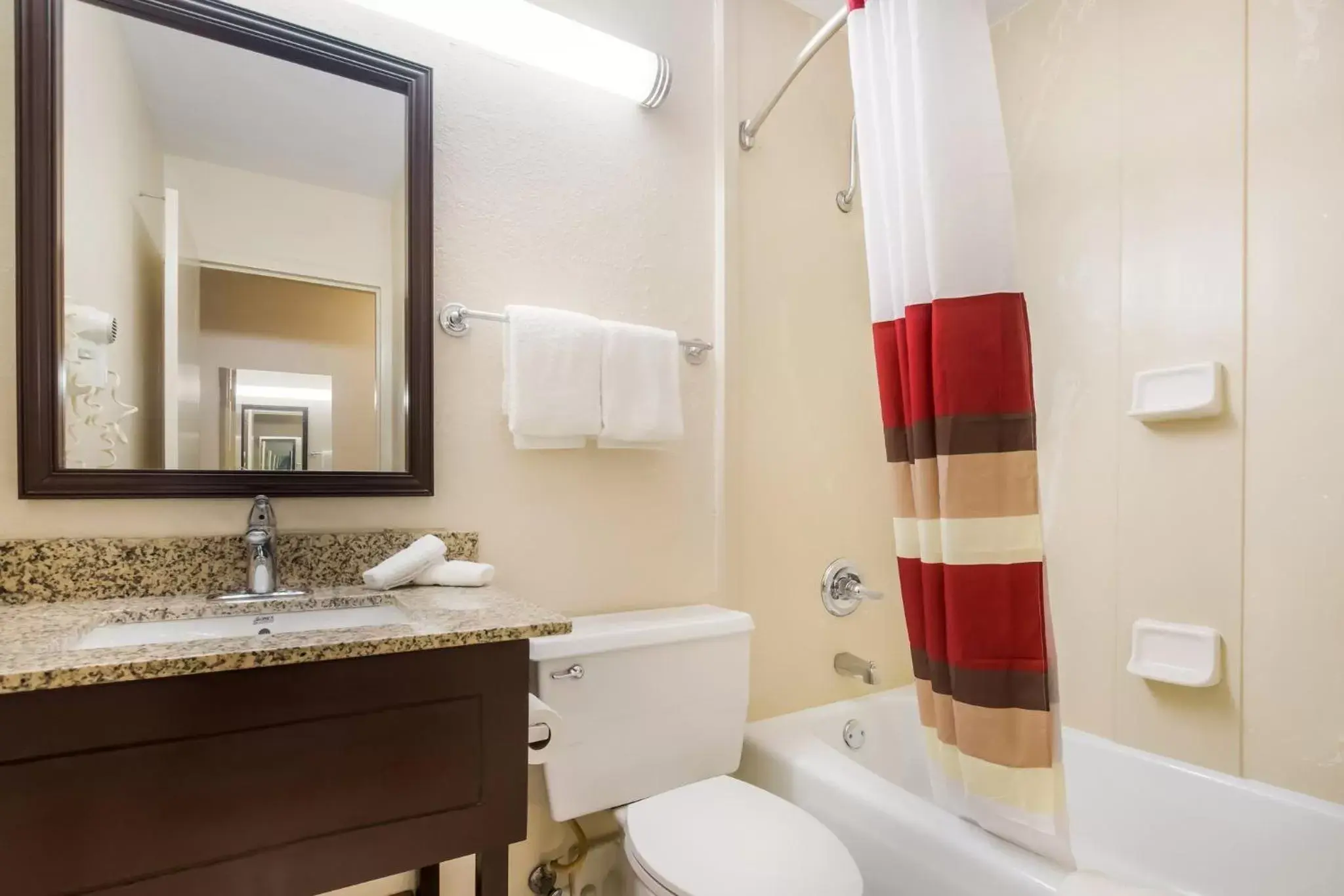 Bathroom in Red Roof Inn Lexington - Winchester