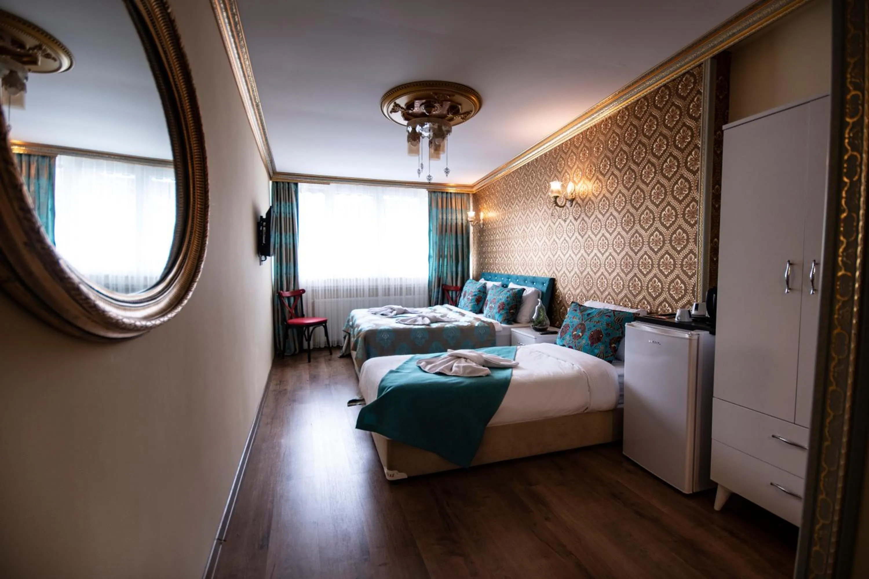 Bed in Paris Garden Hotel Istanbul