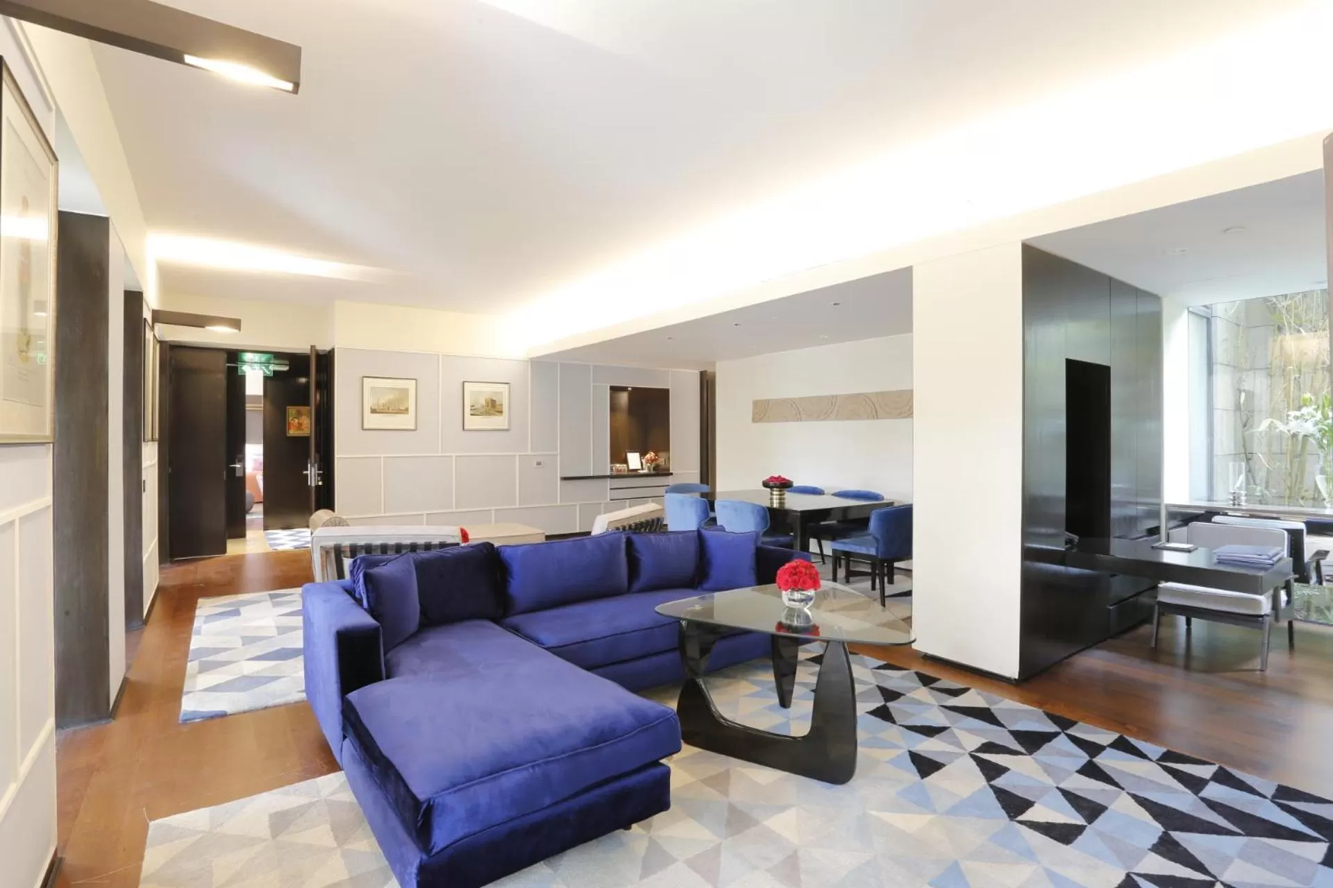 Living room in The Lodhi – A member of The Leading Hotels Of The World