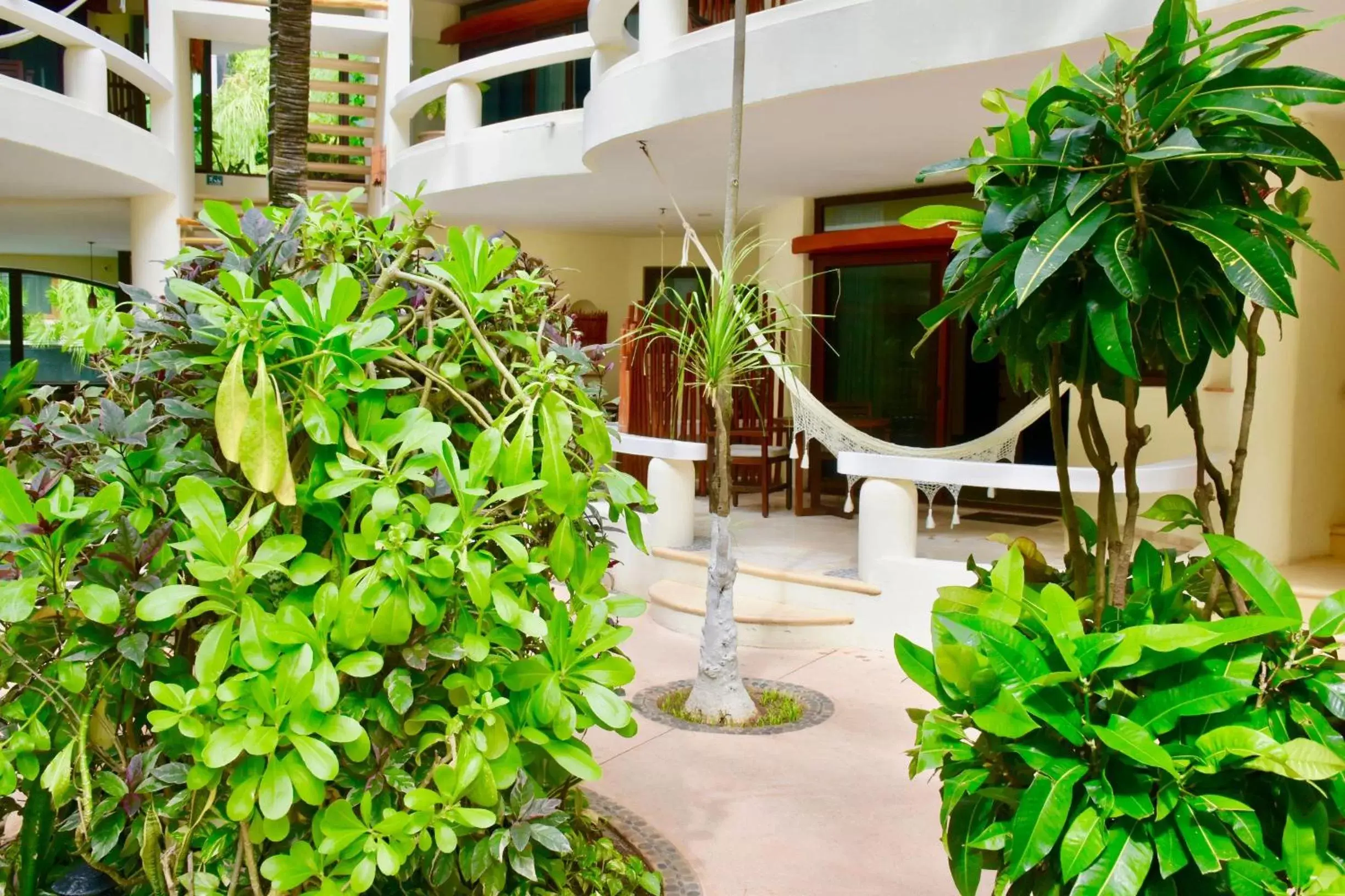 Patio in Playa Palms Beach Hotel