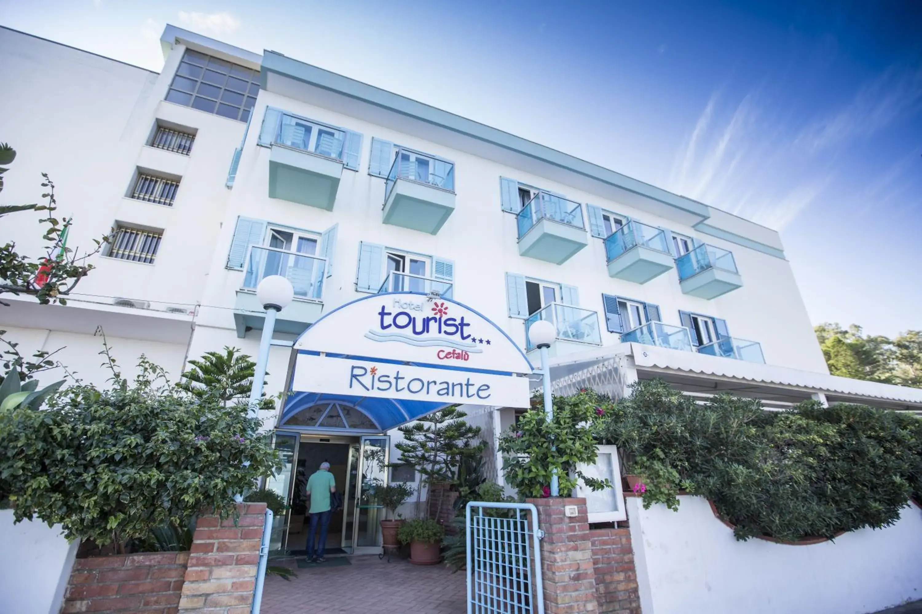 Facade/entrance, Property Building in Hotel Tourist