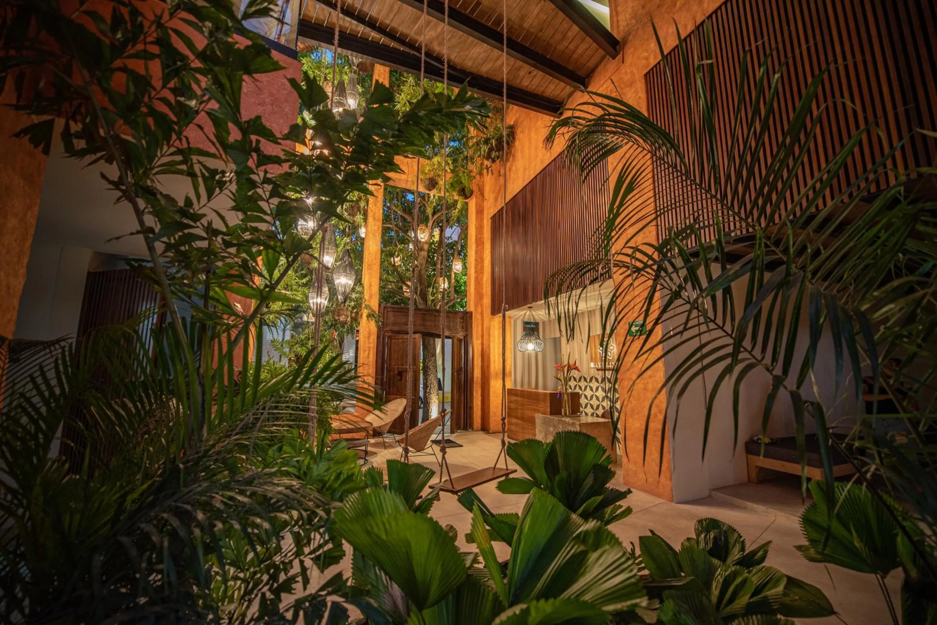 Lobby or reception in Sayulinda Hotel