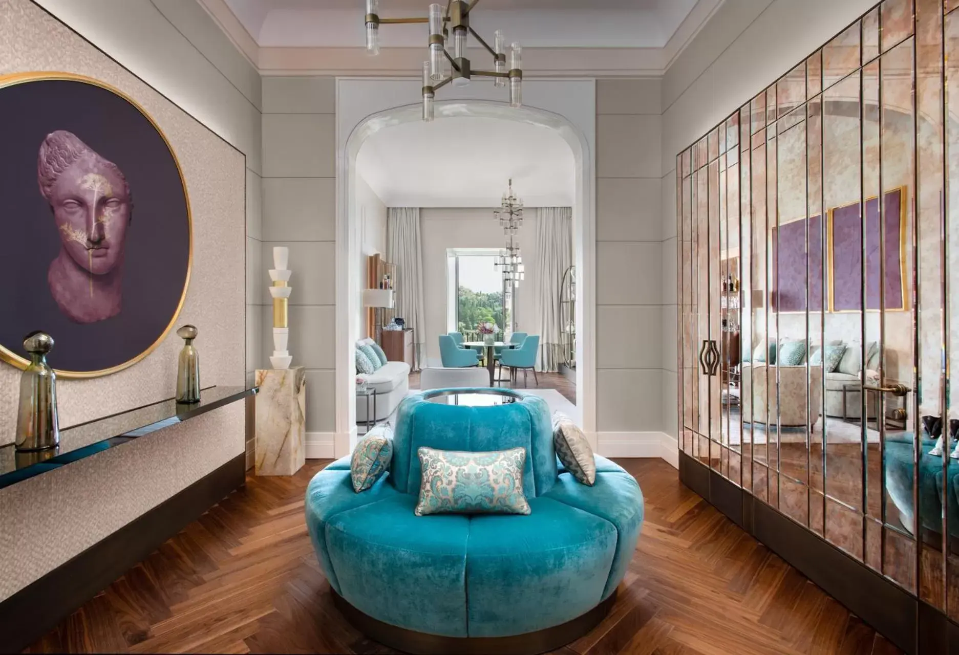 Living room in San Domenico Palace, Taormina, A Four Seasons Hotel