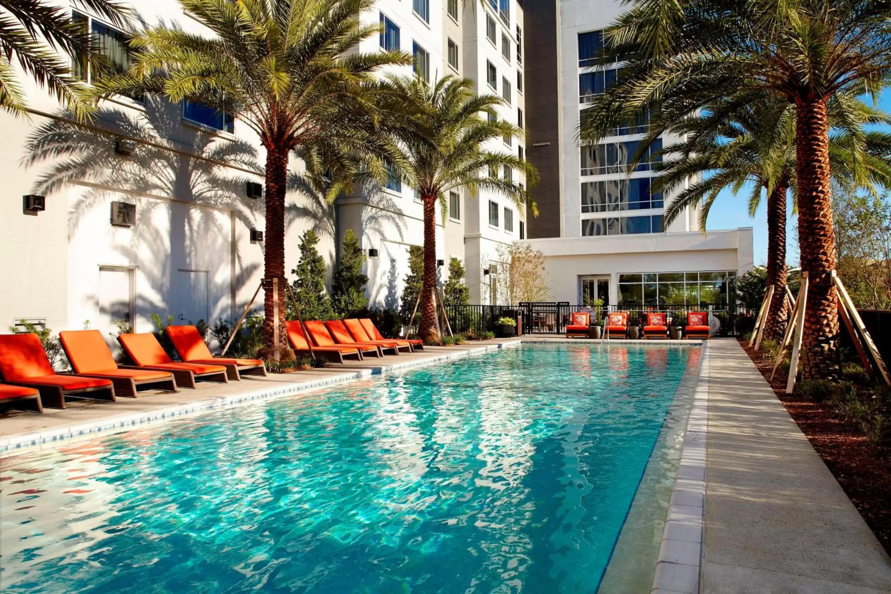 Swimming Pool in Courtyard by Marriott Orlando Lake Nona