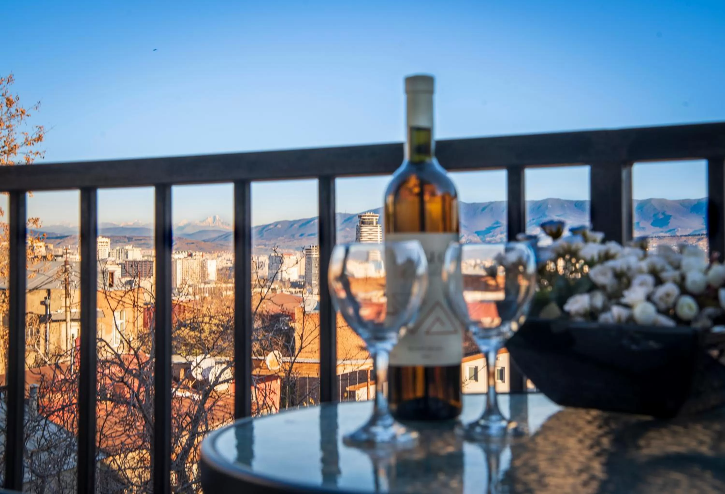 City view in Sani Apart Hotel