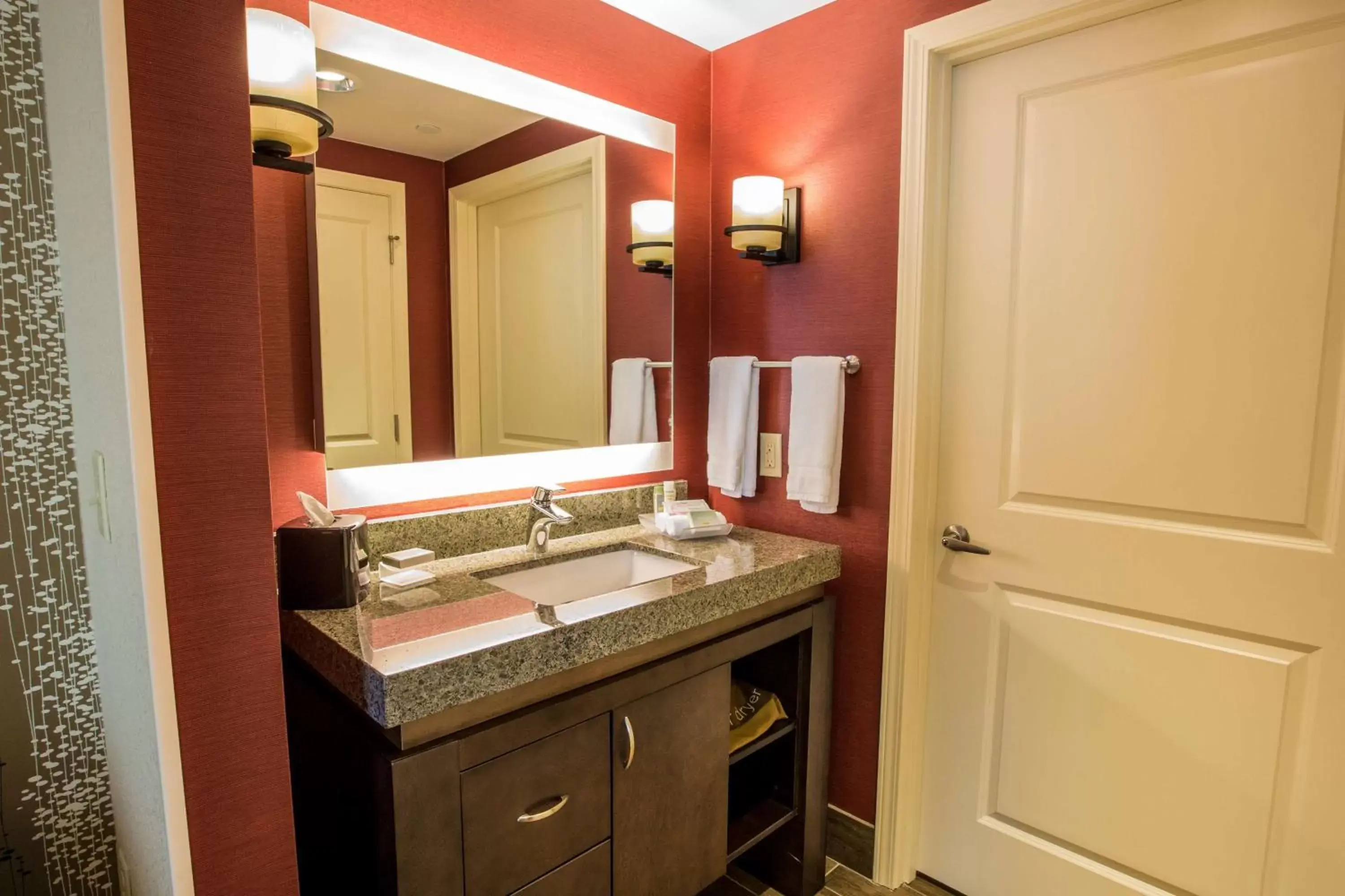 Bathroom in Homewood Suites by Hilton Charlotte Ballantyne, NC