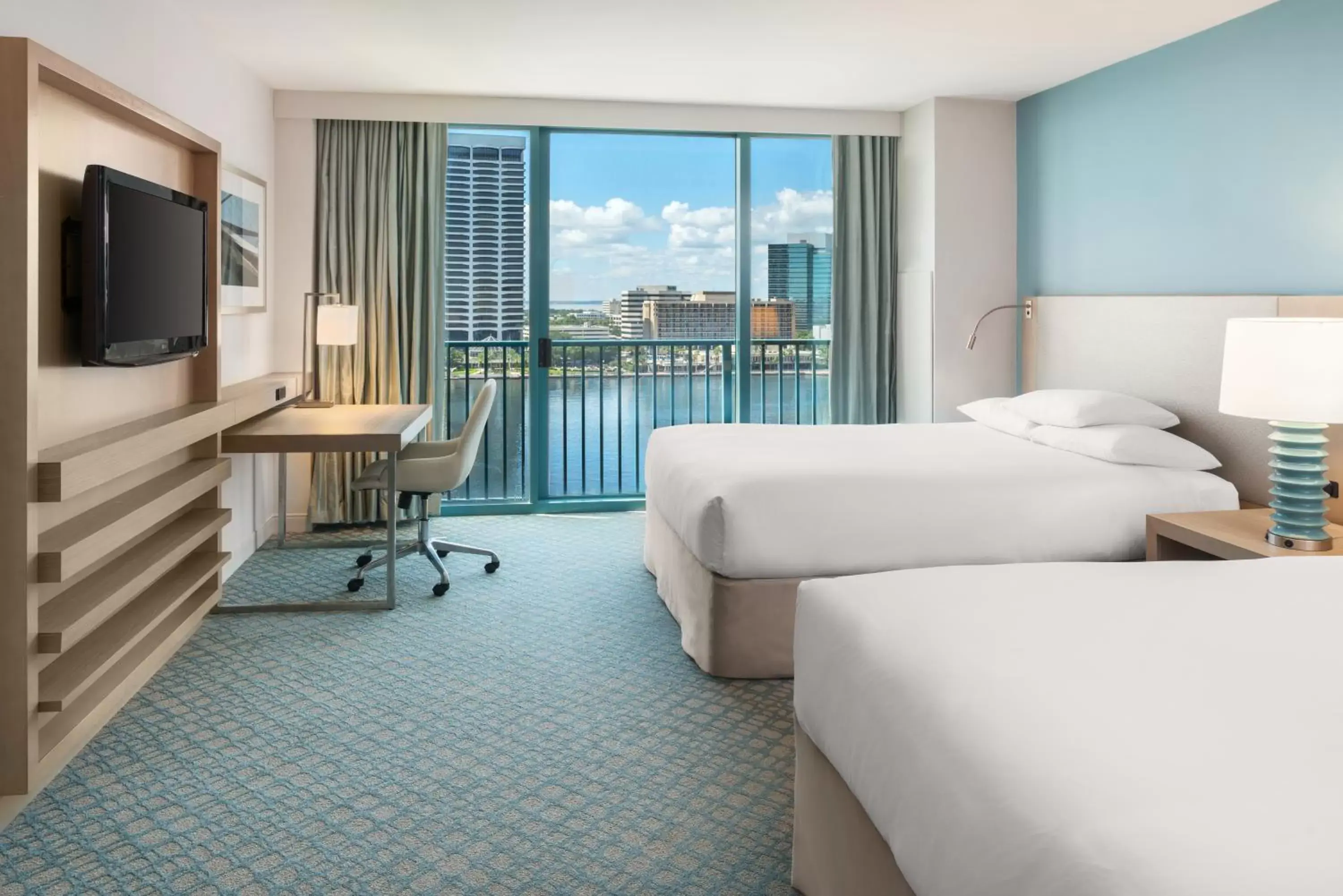 Queen Room with Two Queen Beds and River View - single occupancy in Hyatt Regency Jacksonville Riverfront