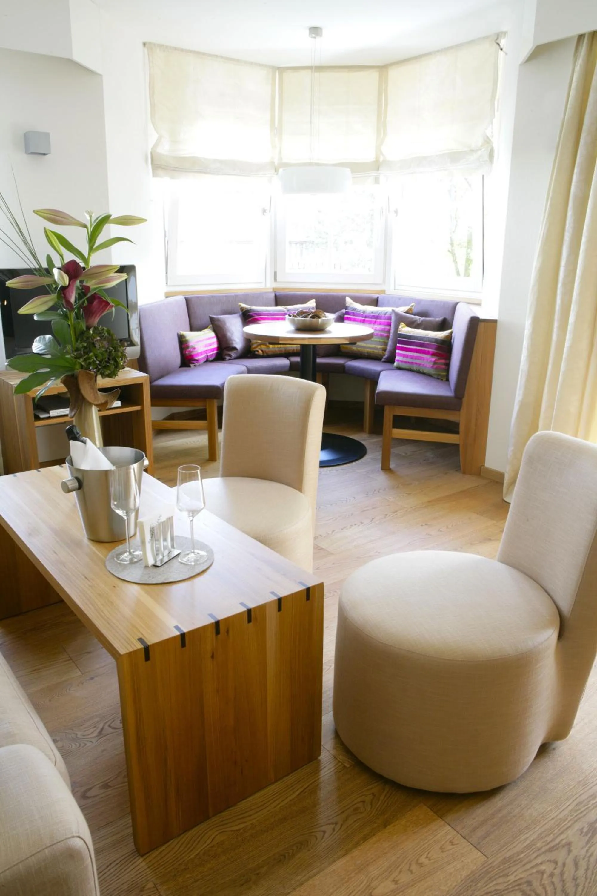 Dining area in Hotel Maximilian