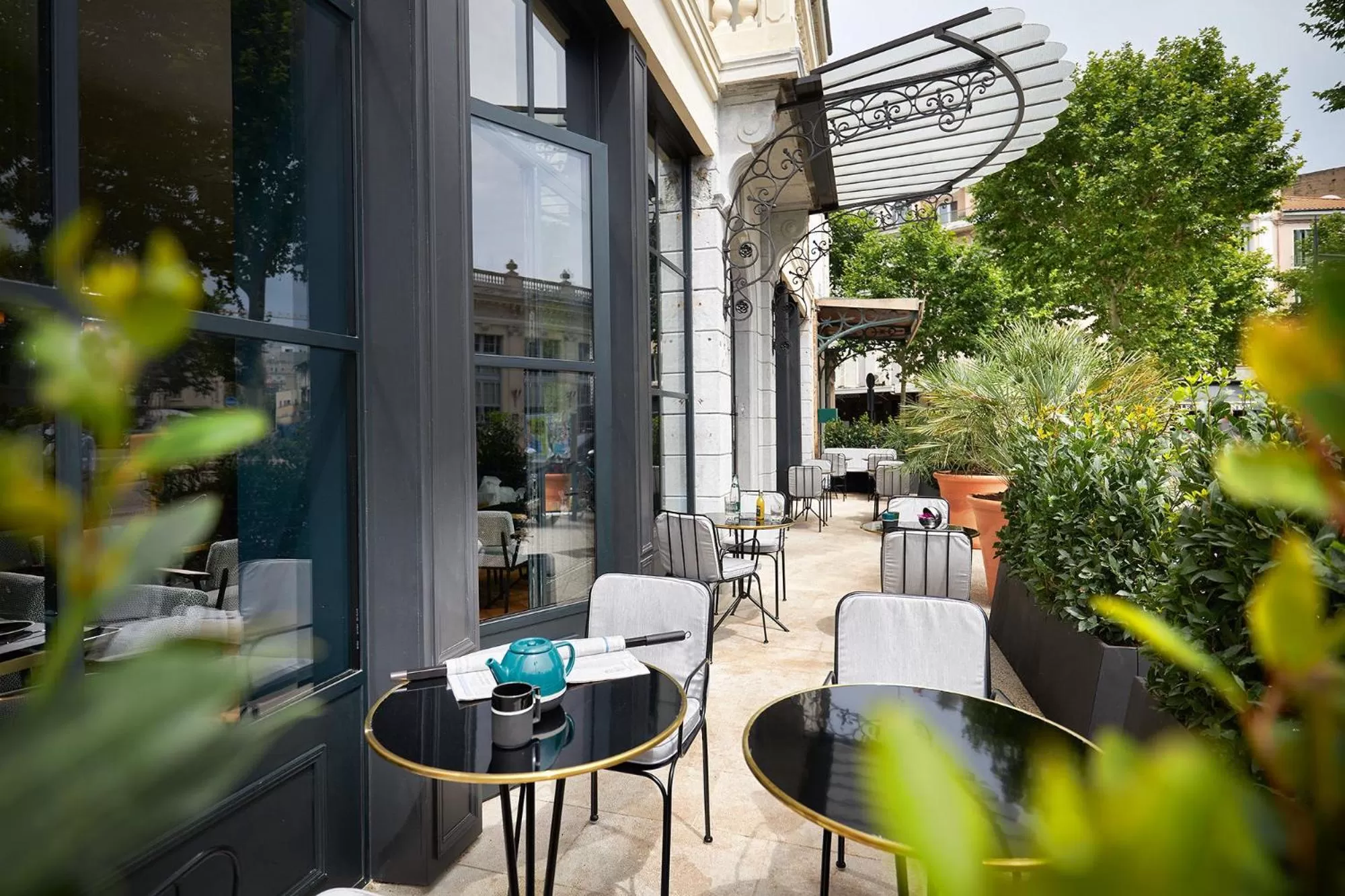 Patio in Hotel Victoria