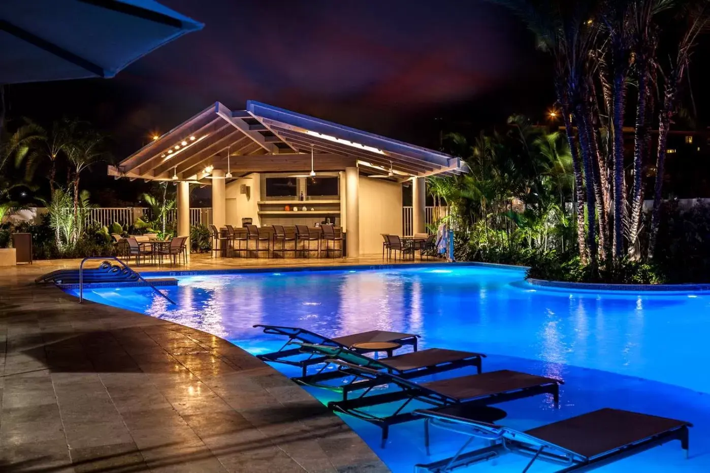 Night, Swimming Pool in Hyatt Place San Juan