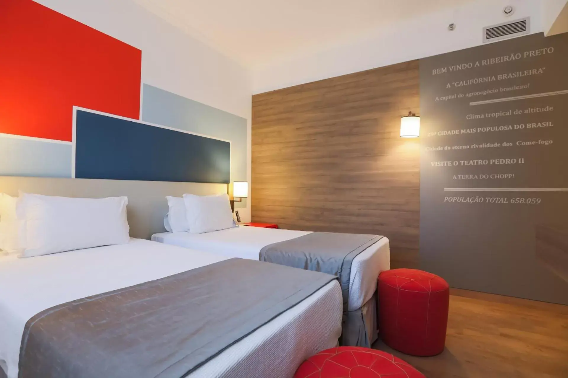 Bed in TRYP By Wyndham Ribeirão Preto