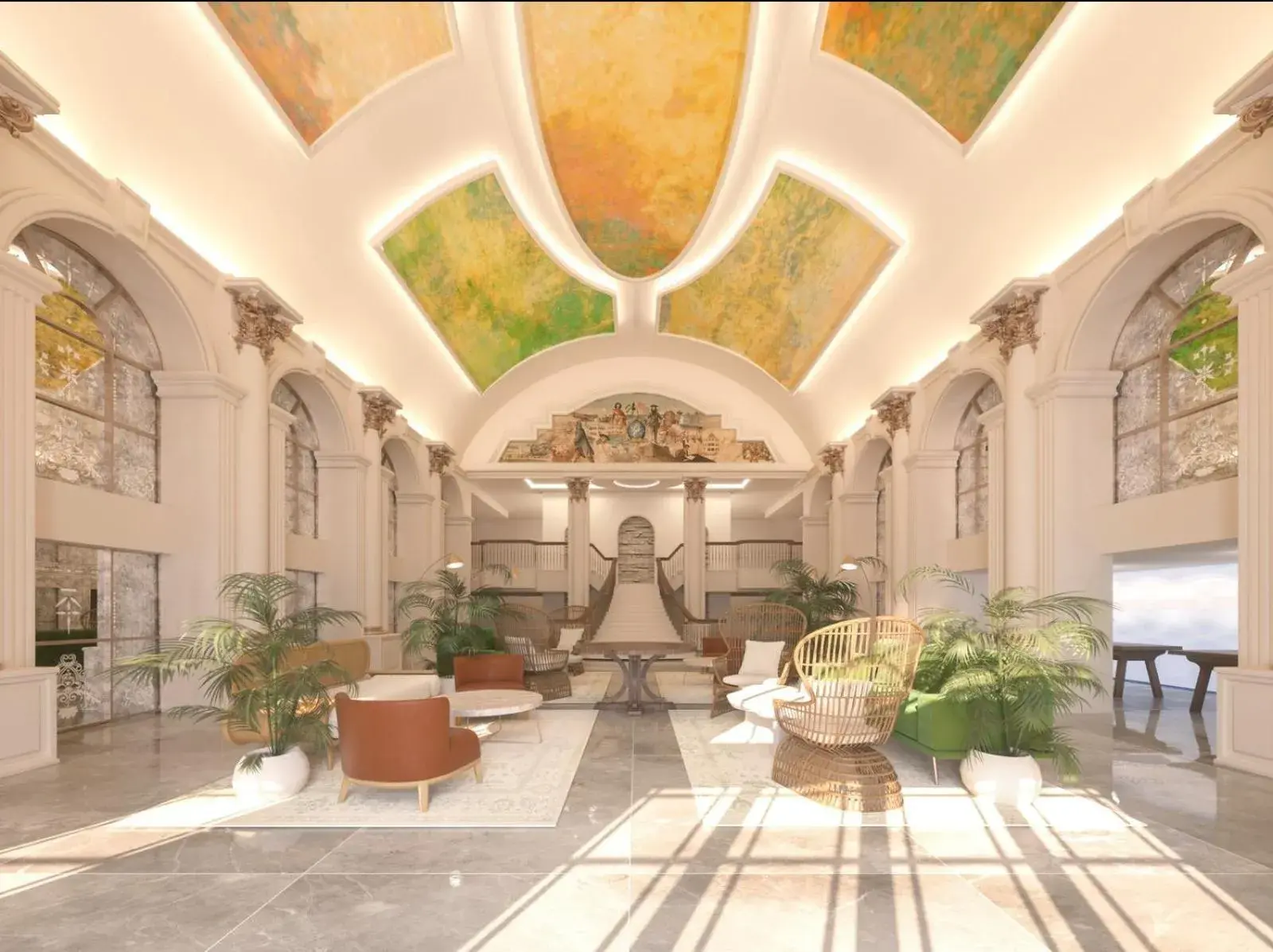 Lobby or reception in British Colonial Hilton - Nassau