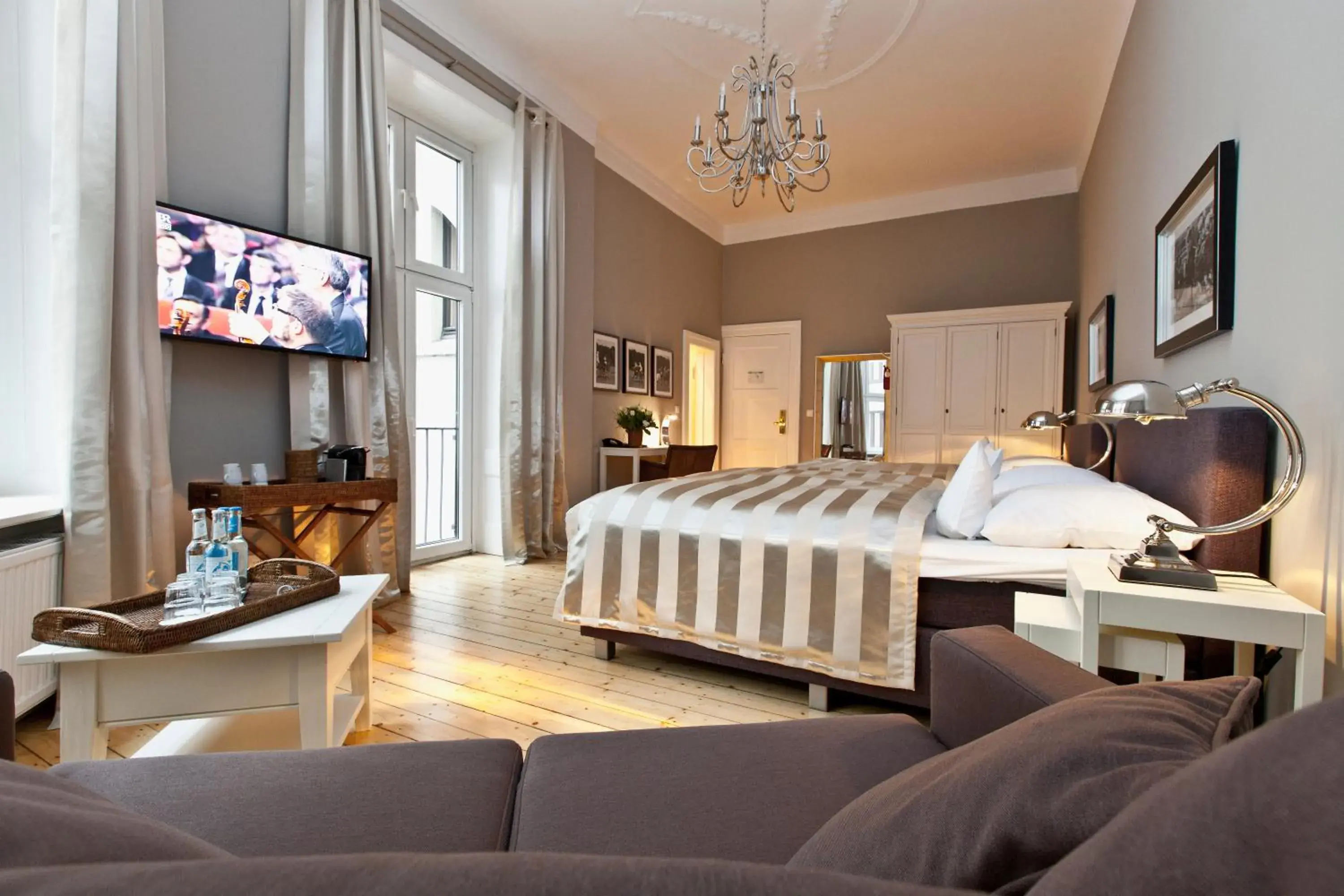 Bedroom in Hotel Wagner im Dammtorpalais