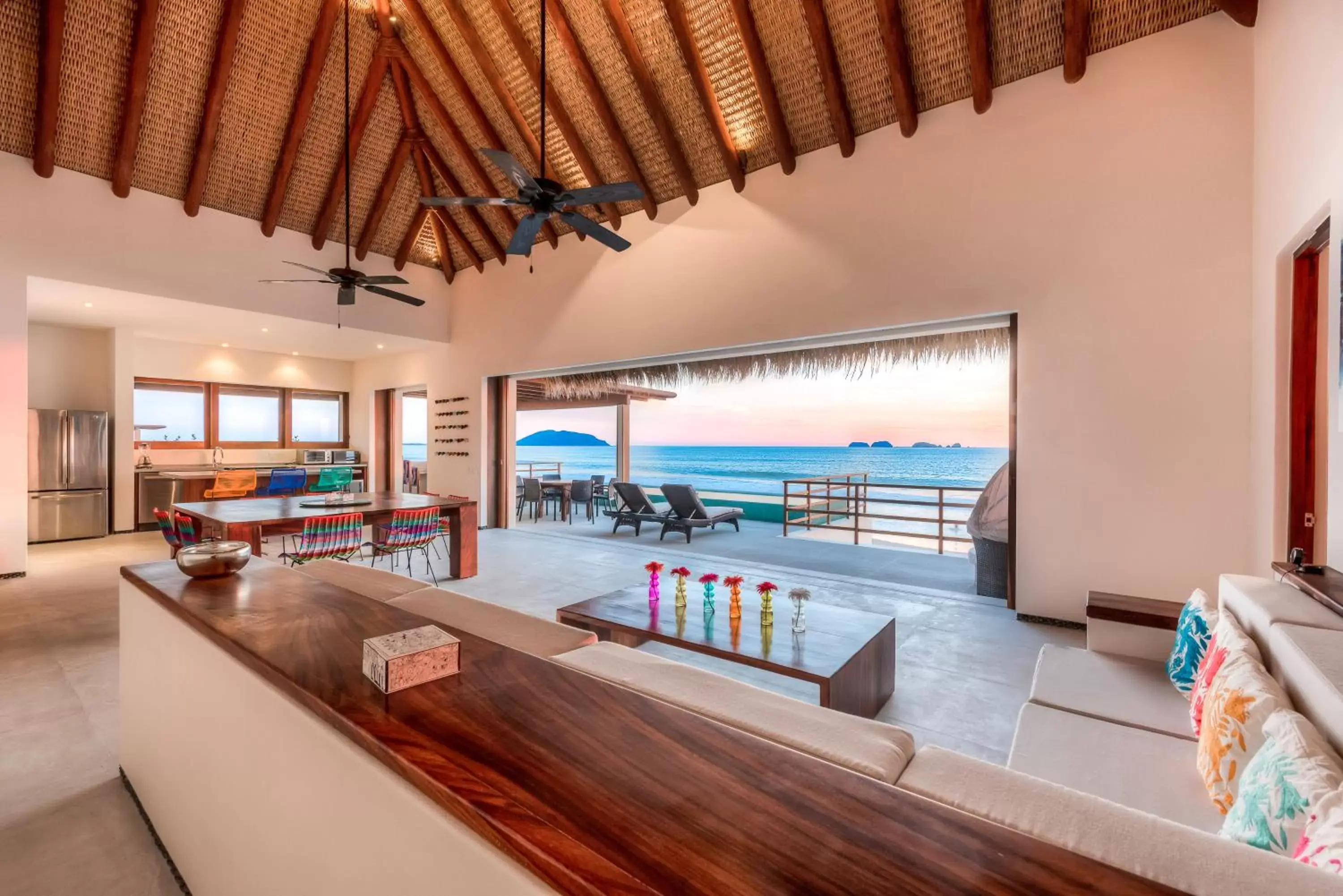 Living room in Marea Beachfront Villas