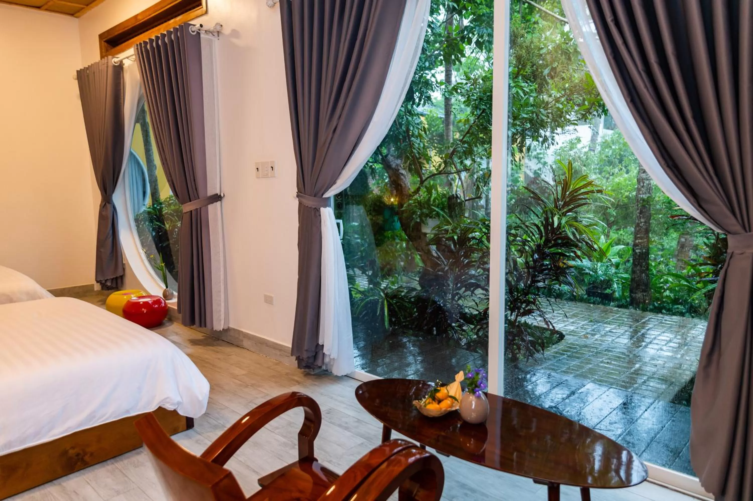 Bedroom, Bed in Binh Minh Eco Lodge