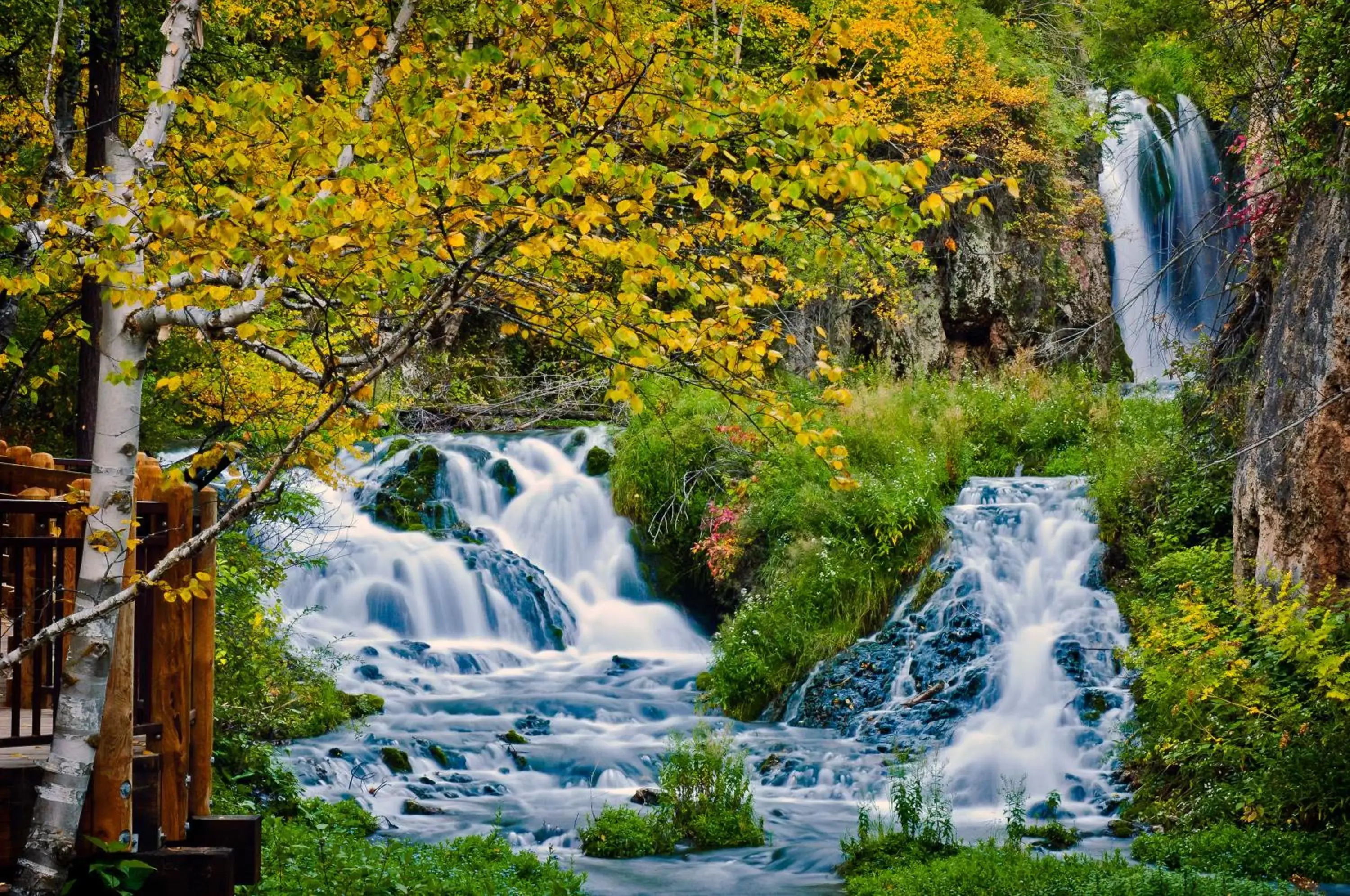 Natural landscape in Spearfish Canyon Lodge