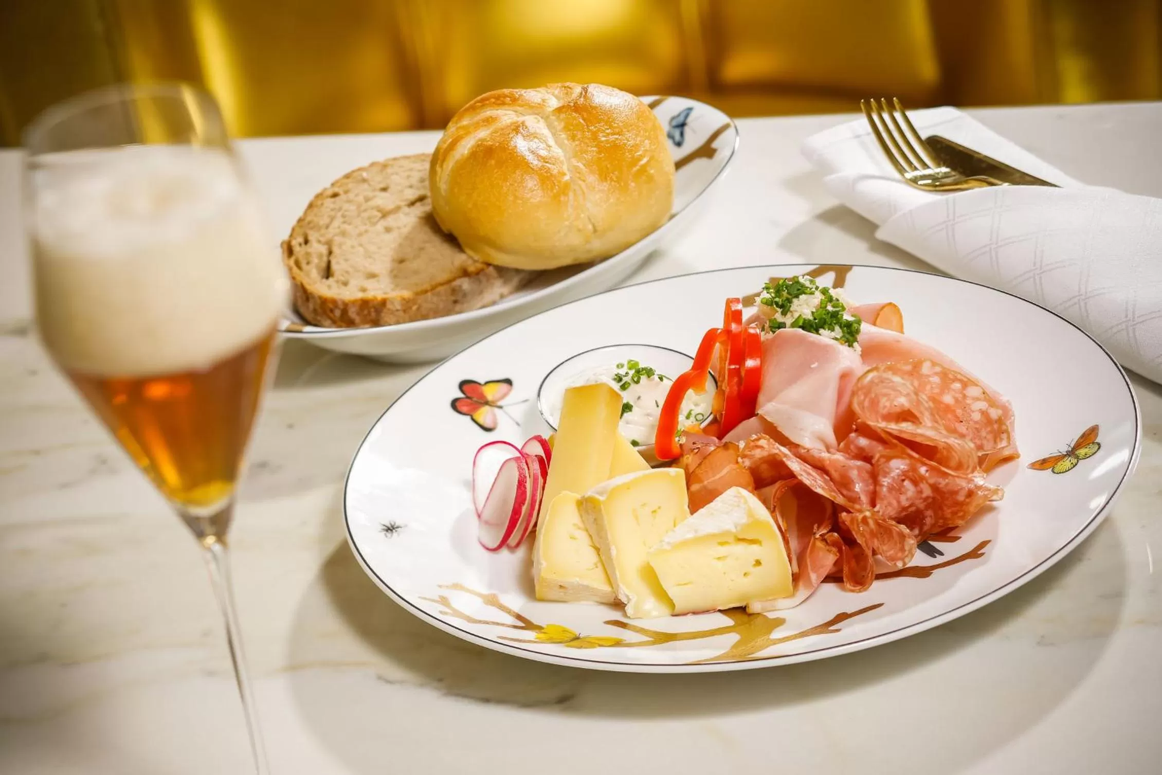 Food close-up in Boutiquehotel Das Tyrol