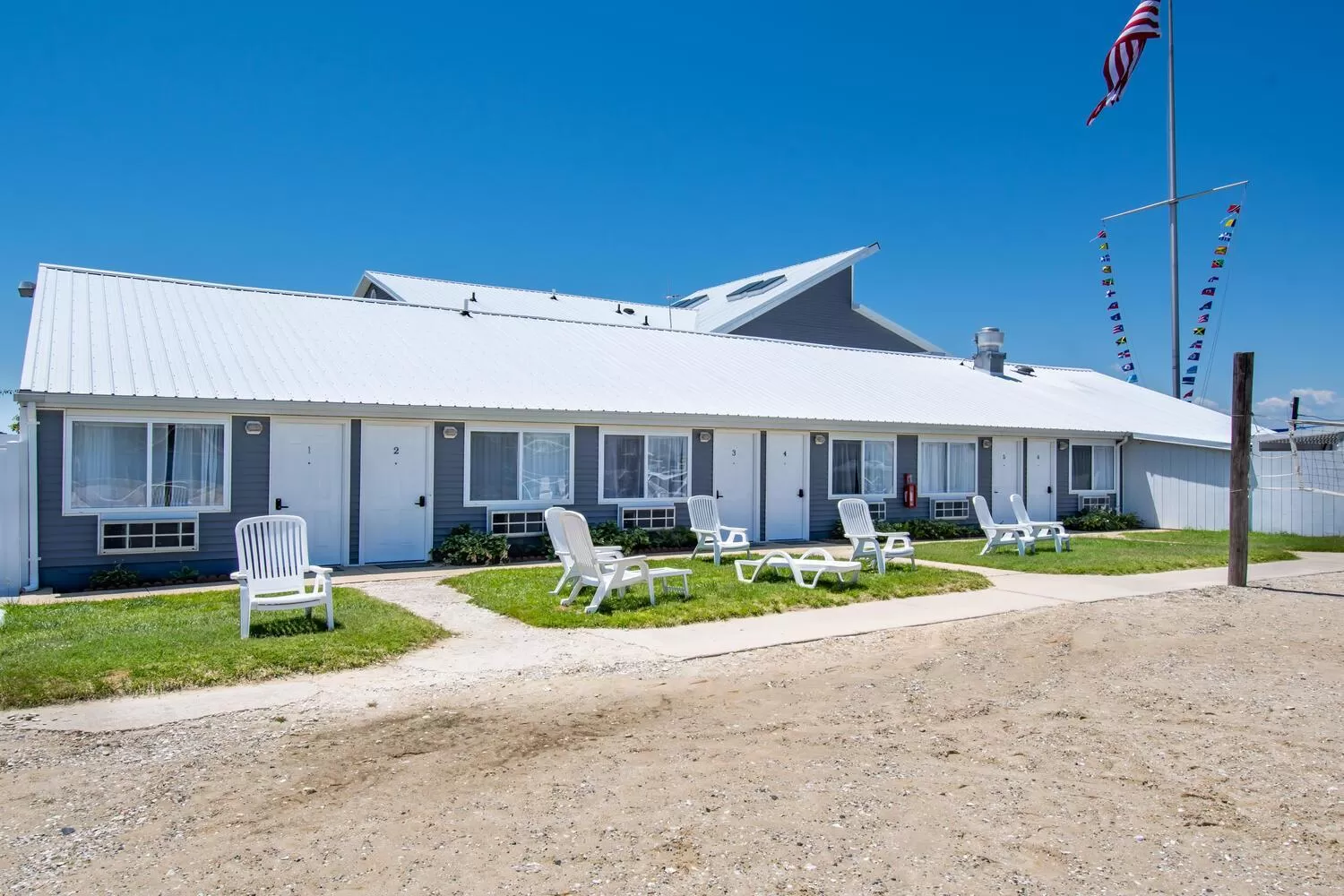 Property building in Lowes Wharf Marina Inn