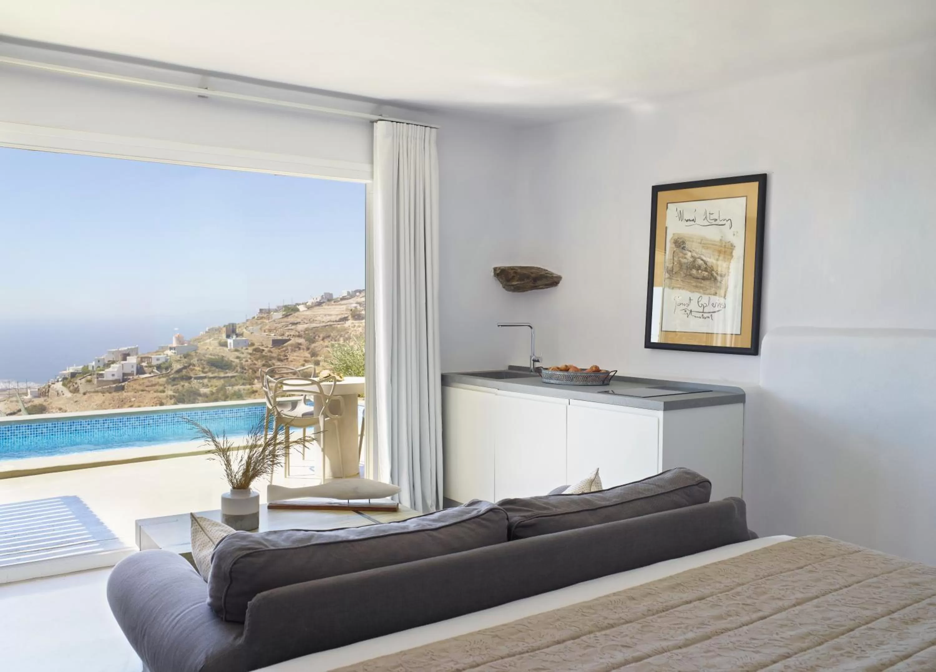 Patio in Aeolis Tinos Suites