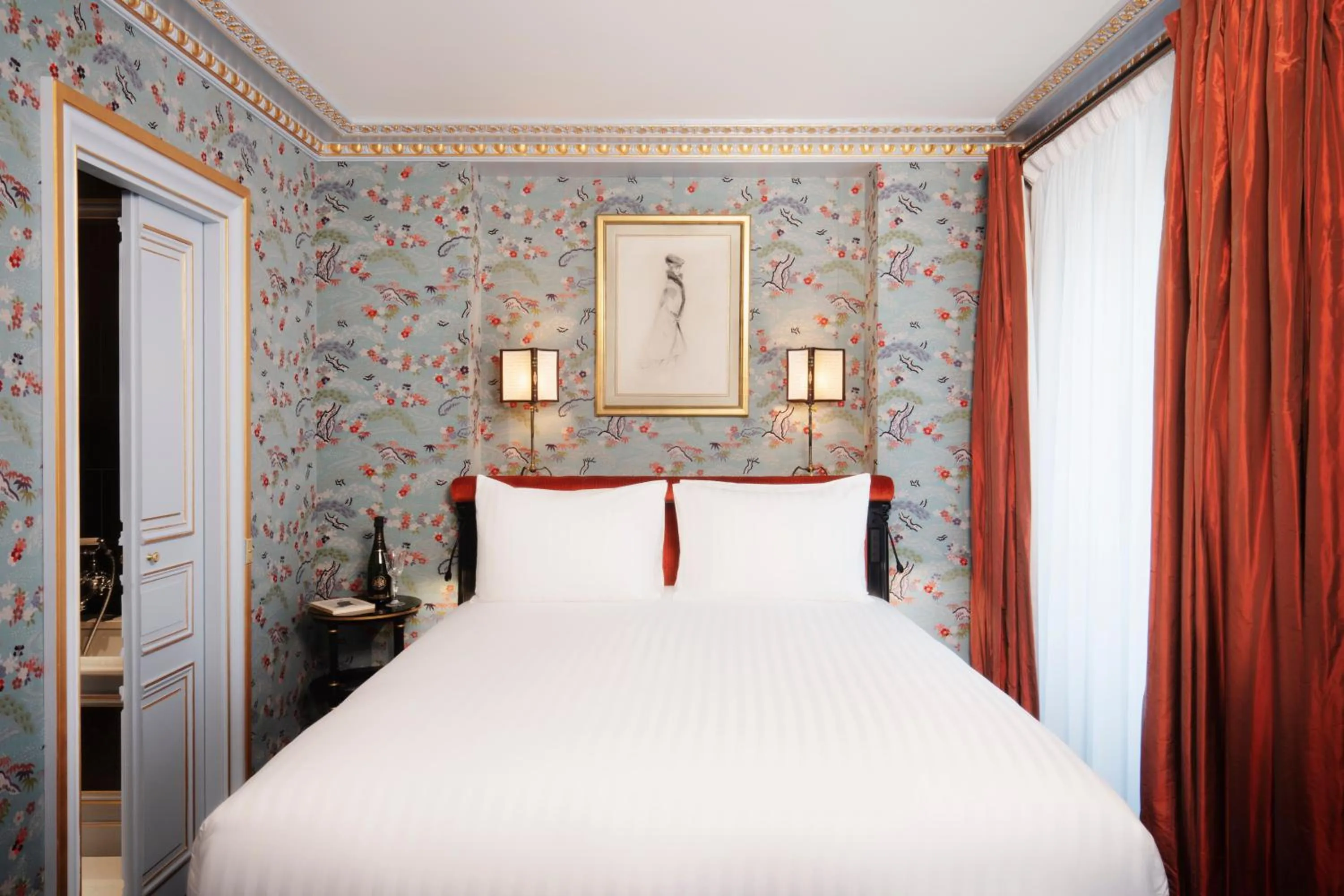 Bedroom, Bed in Maison Proust, Hotel & Spa La Mer