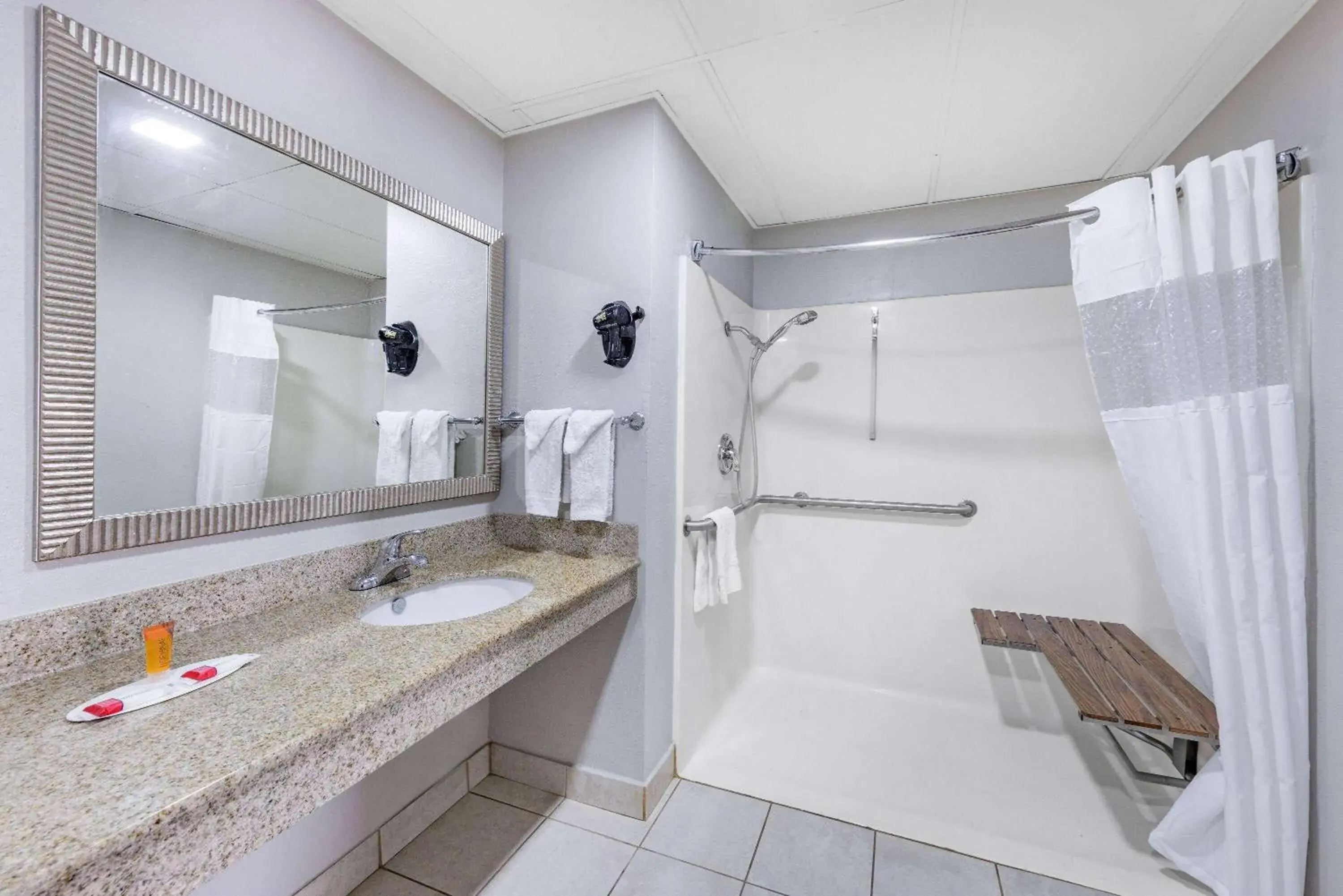 Shower, Bathroom in Days Inn by Wyndham Fredericksburg North