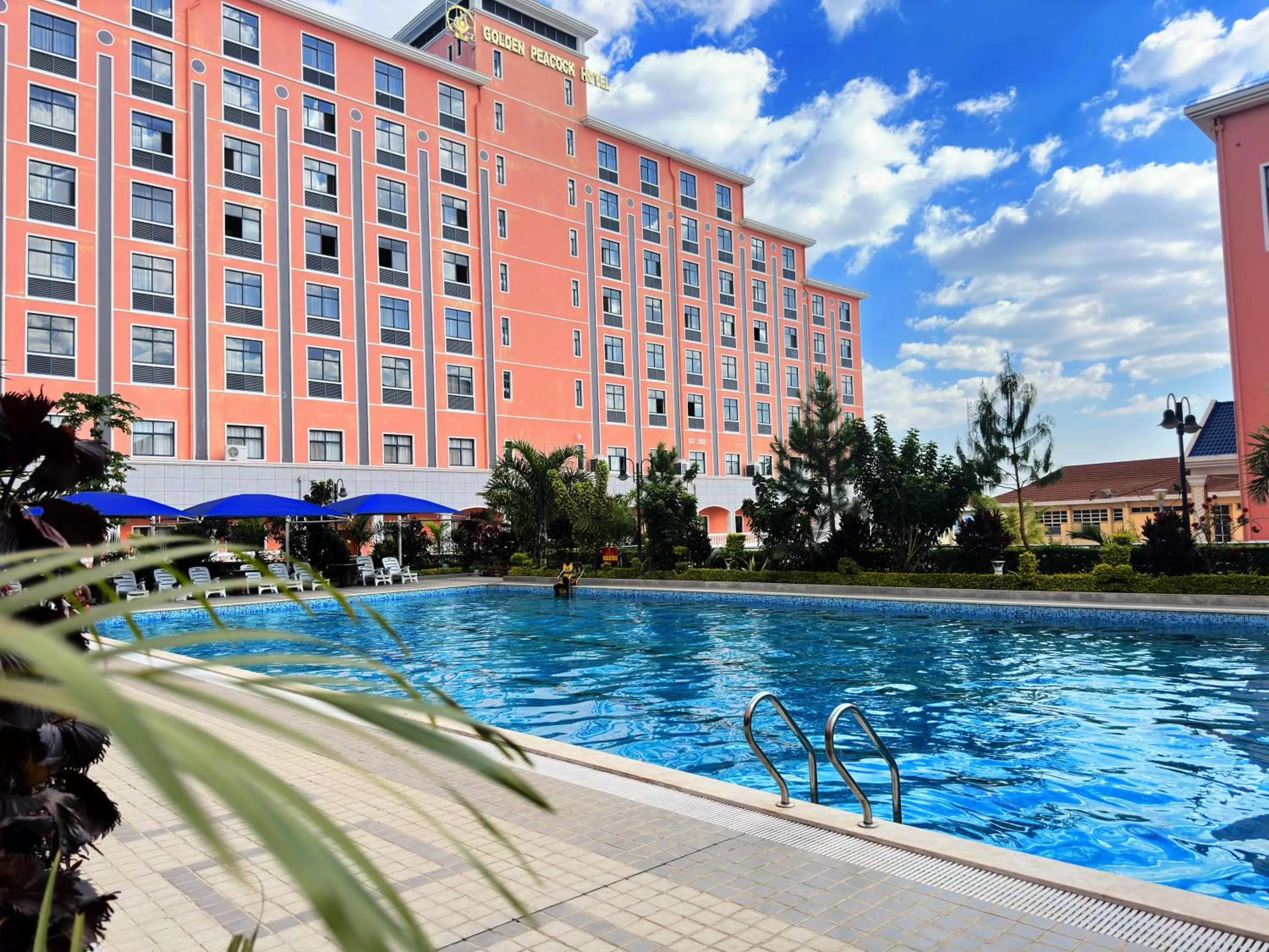 Aqua park in Golden Peacock Hotel Blantyre