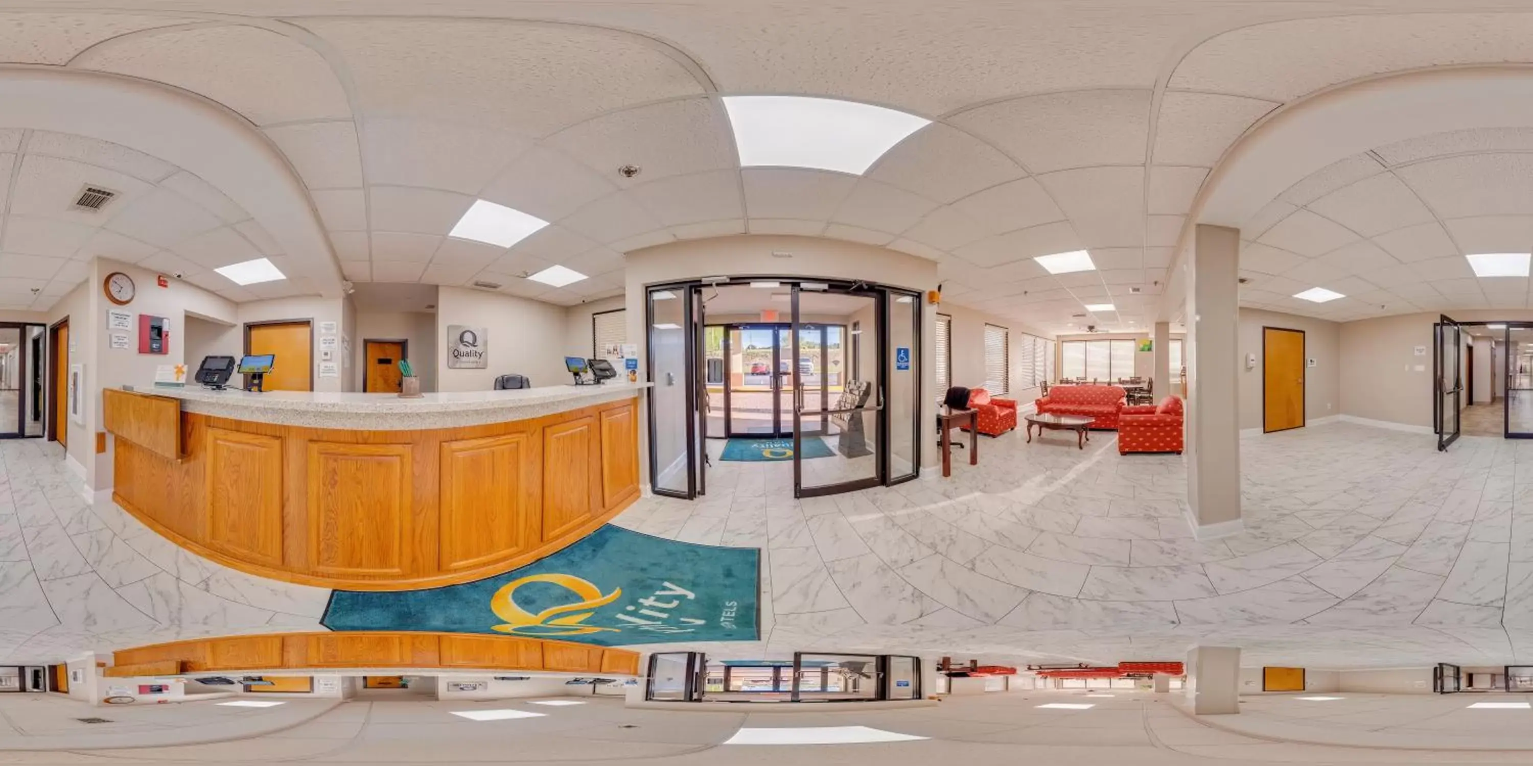 Lobby or reception in Quality Inn Jefferson at I-85