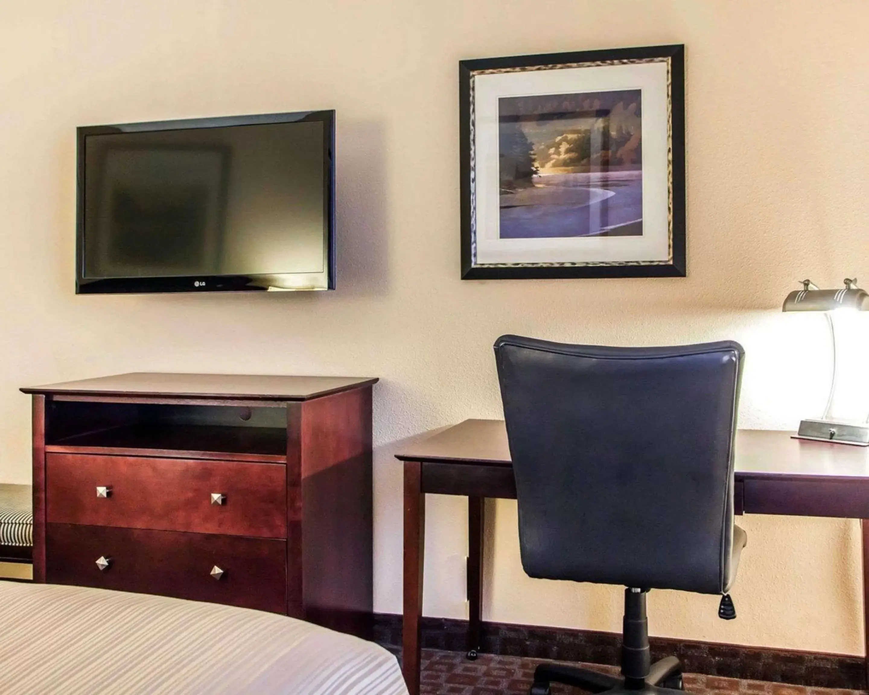 Bedroom, TV/Entertainment Center in Quality Inn & Suites Peoria