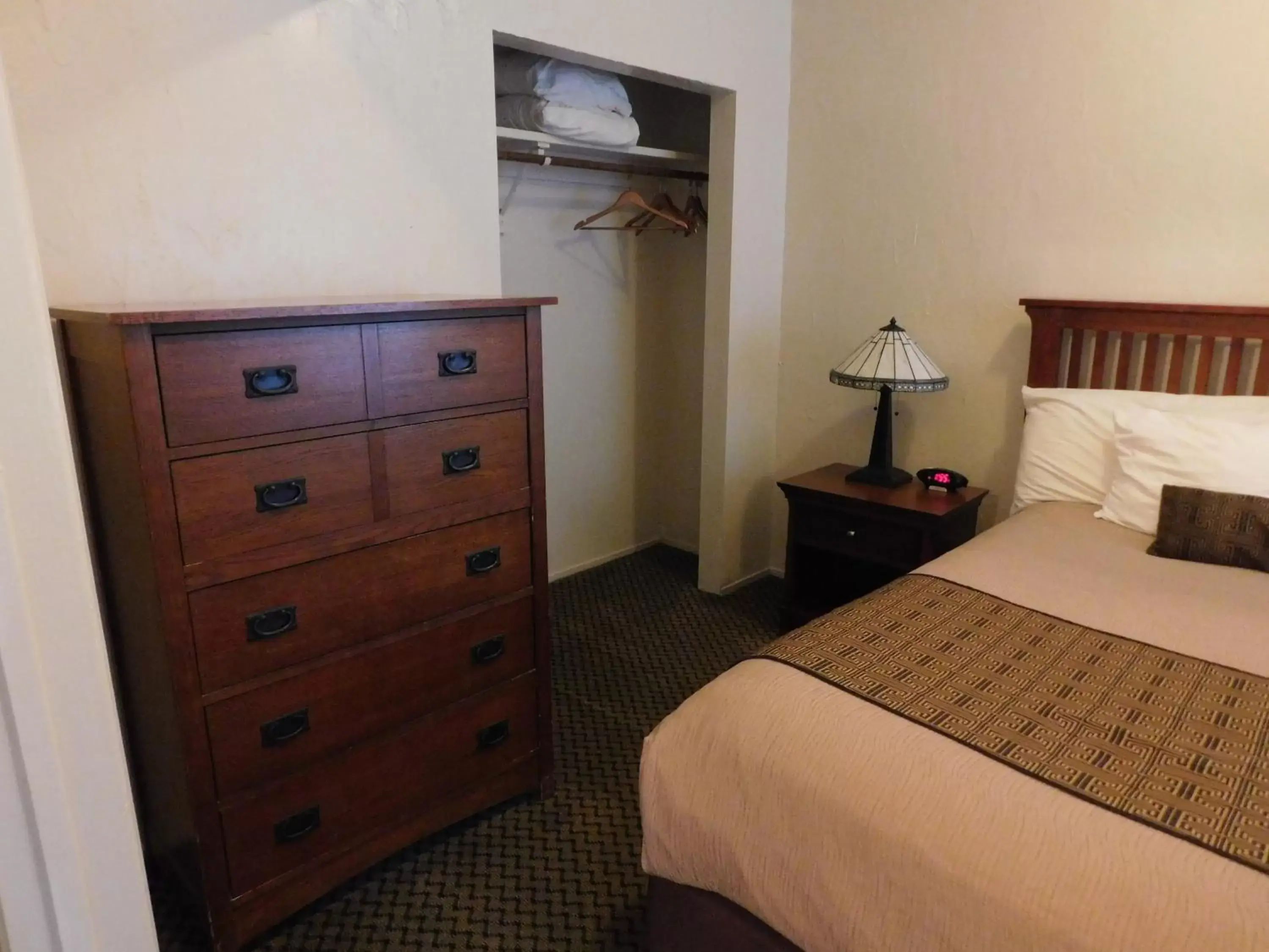 Decorative detail, Bed in Capitola Venetian Hotel