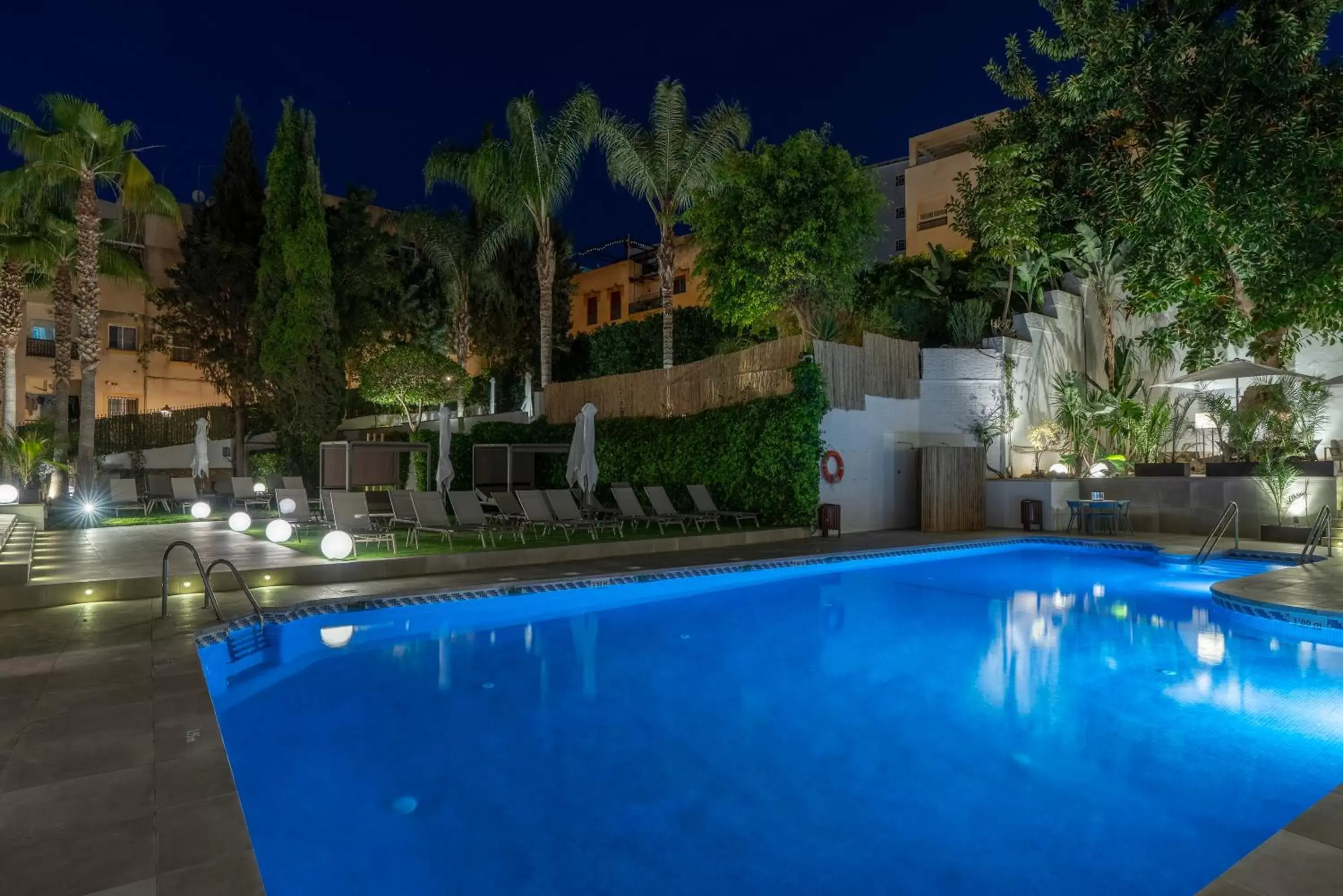 Night, Swimming Pool in AluaSoul Costa Malaga - Adults recommended