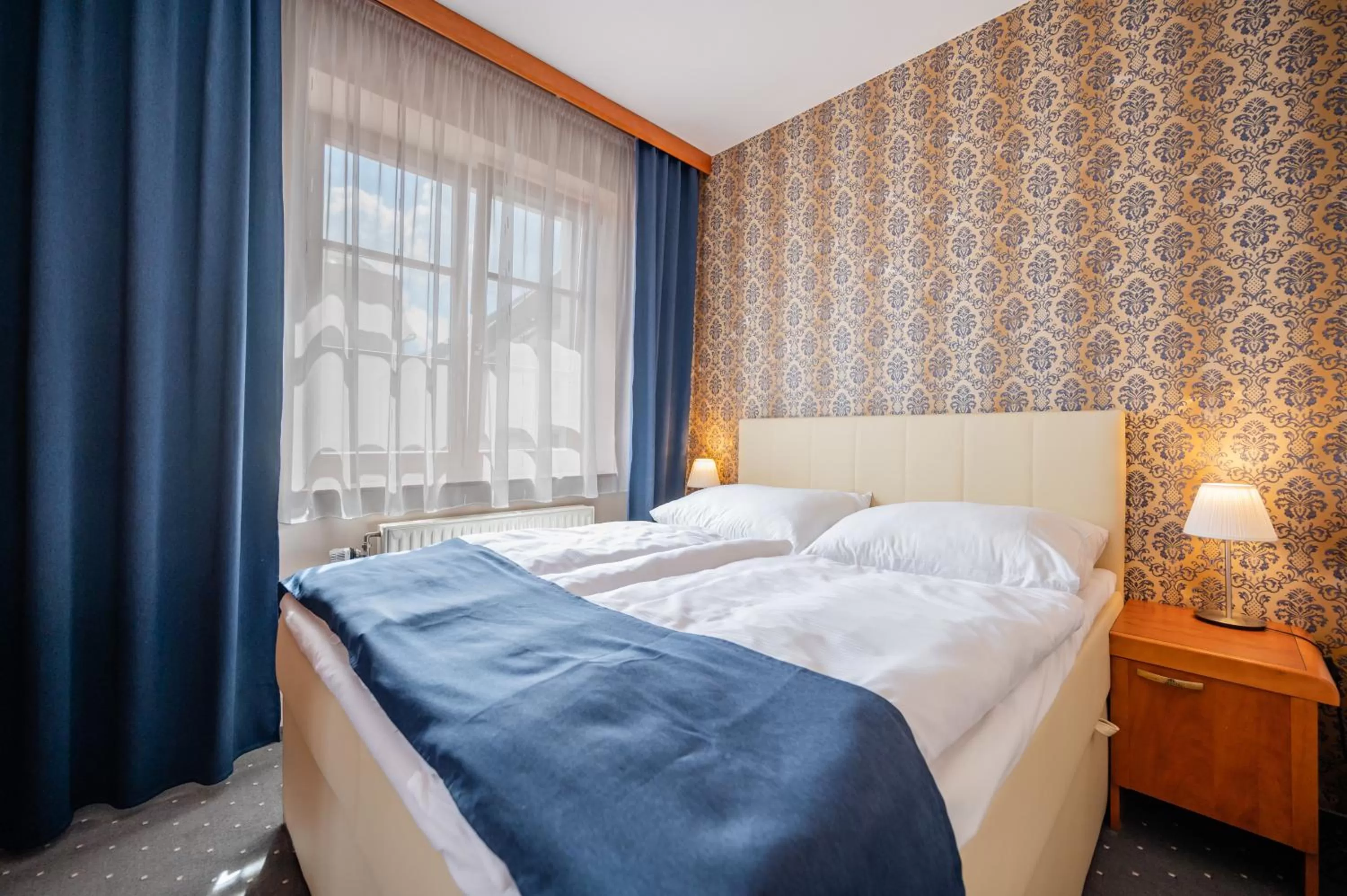 Bed in Hotel U Královny Elišky