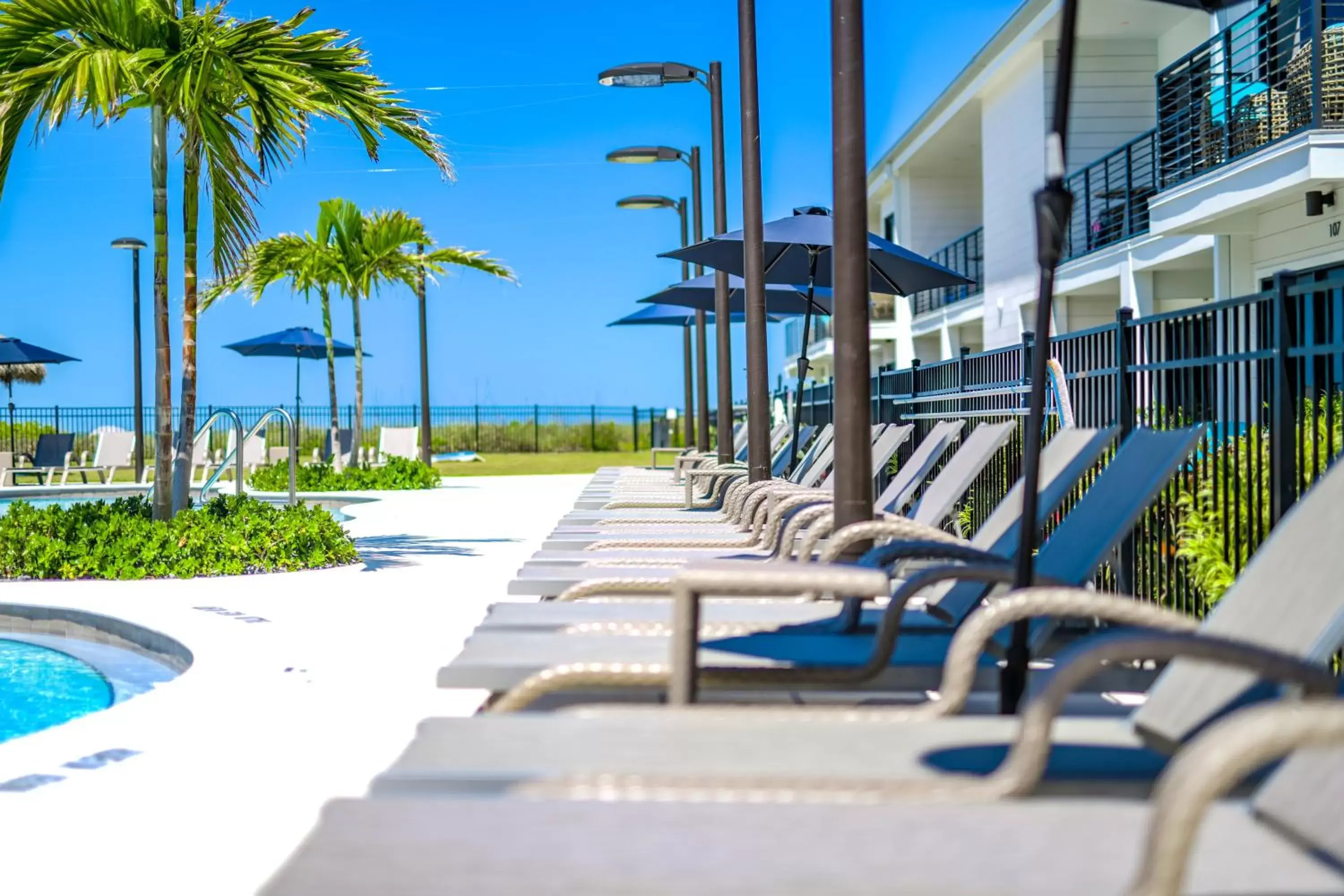 sunbed in Anna Maria Beach Resort sunbed in Anna Maria Beach Resort