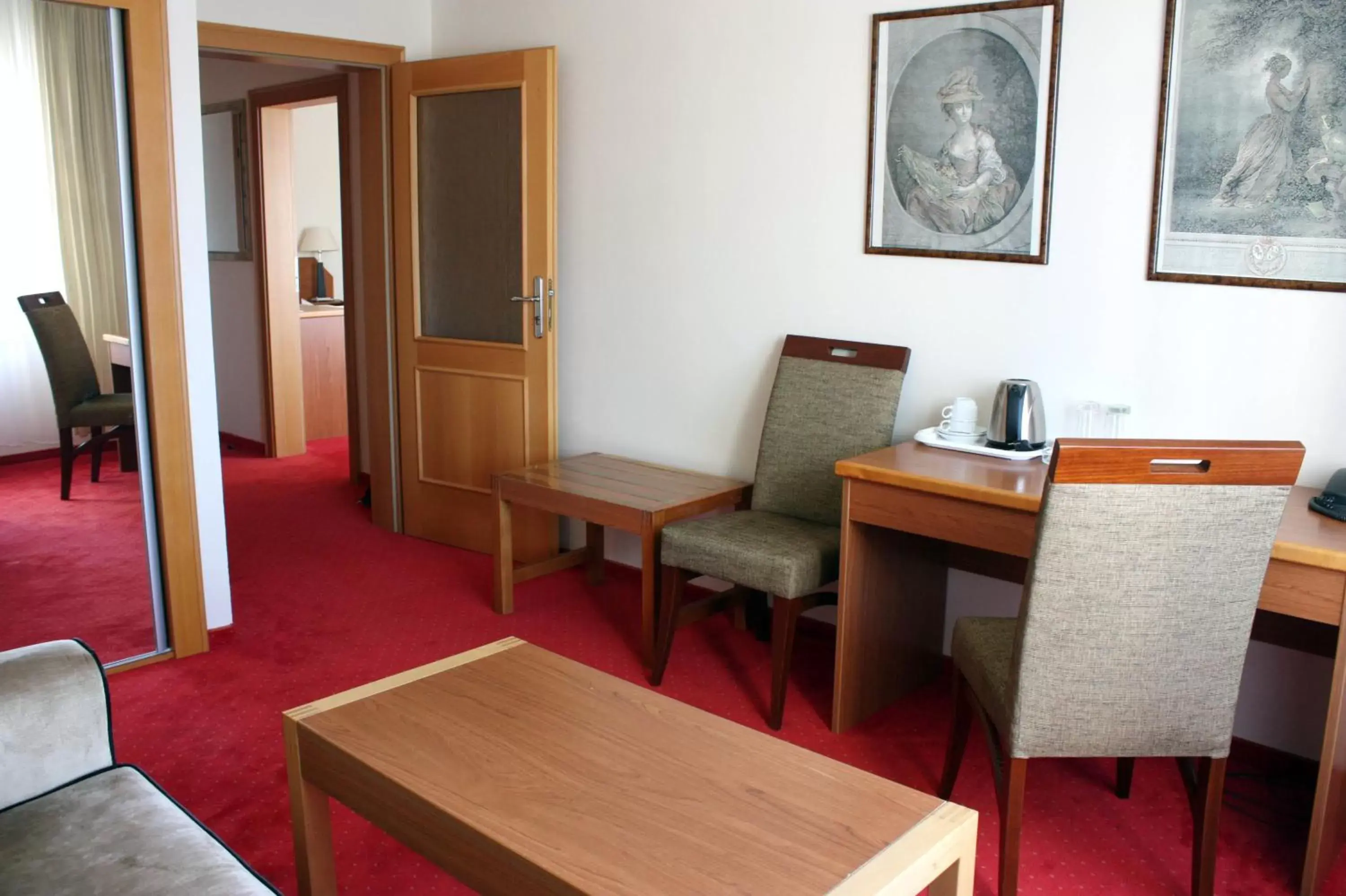 Photo of the whole room, Seating Area in Hotel Theresia