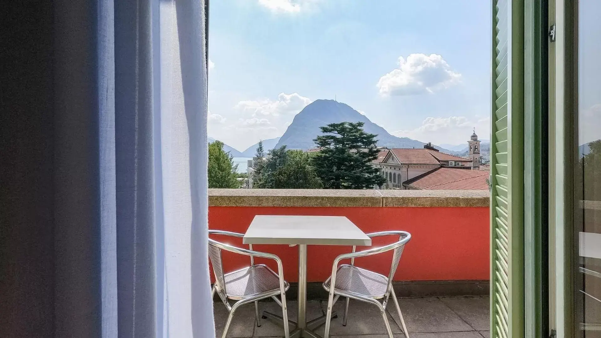 Balcony/Terrace in Hotel Pestalozzi Lugano
