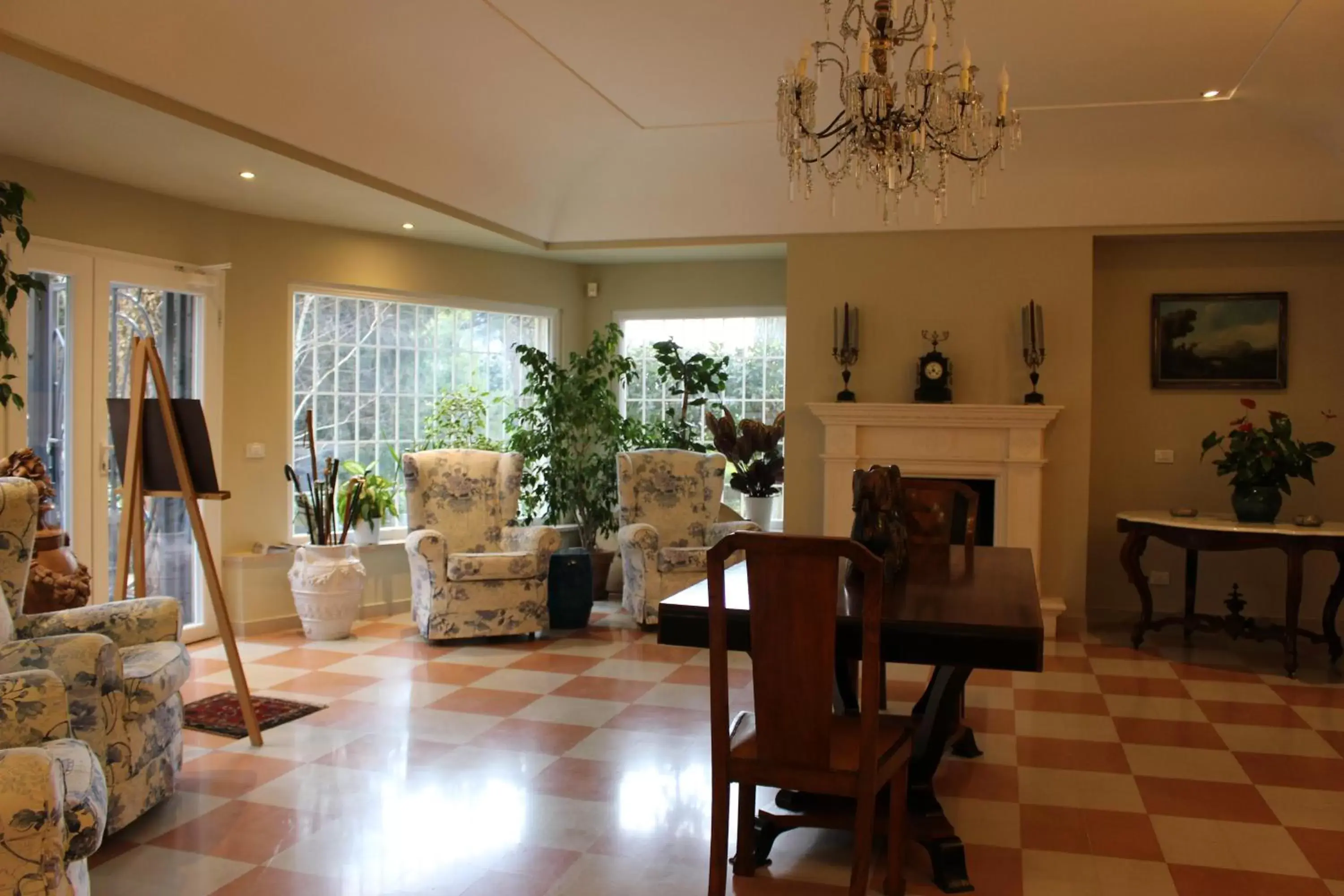 Lobby or reception, Dining Area in Villa Abbamer