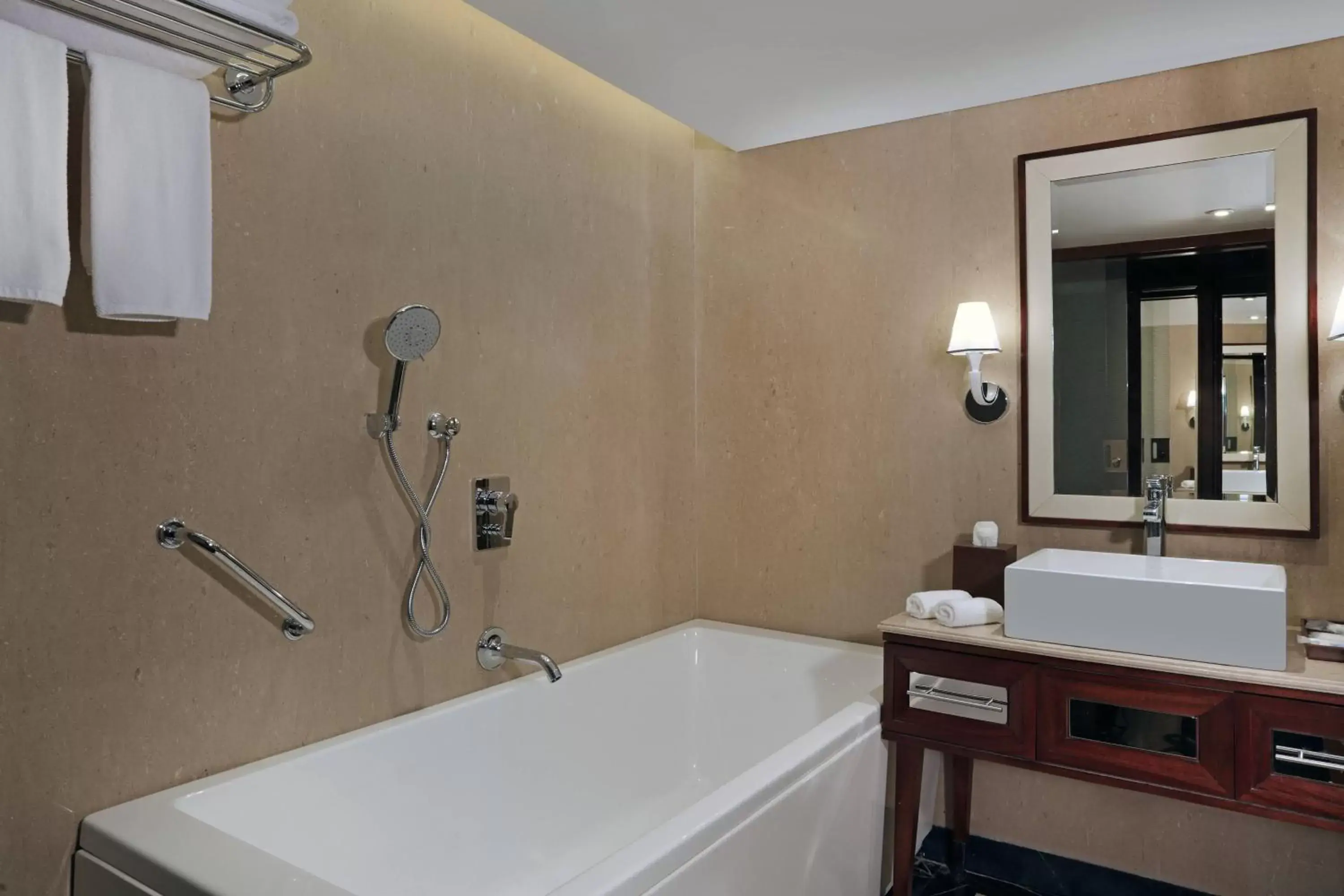 Bathroom in Sheraton Grand Pune Bund Garden Hotel