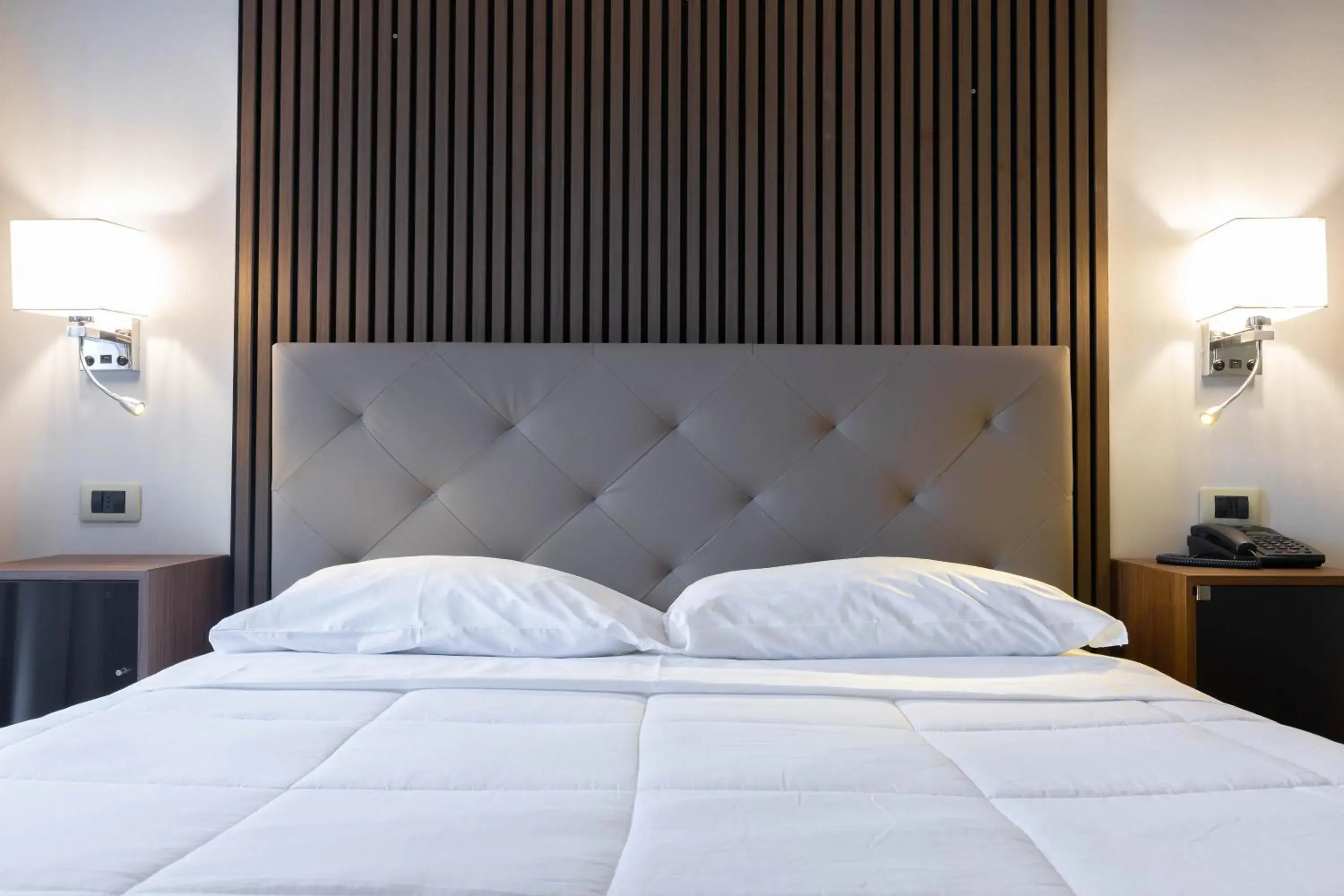 Bed in Hotel La Fert