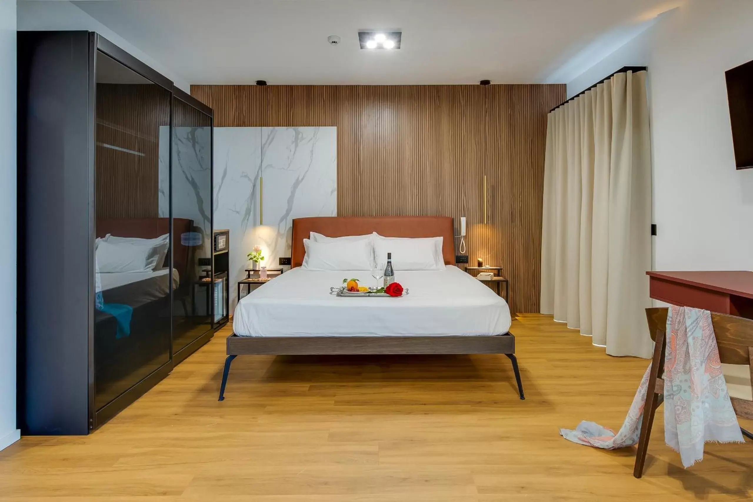Bedroom, Bed in RoccaRegina Hotel