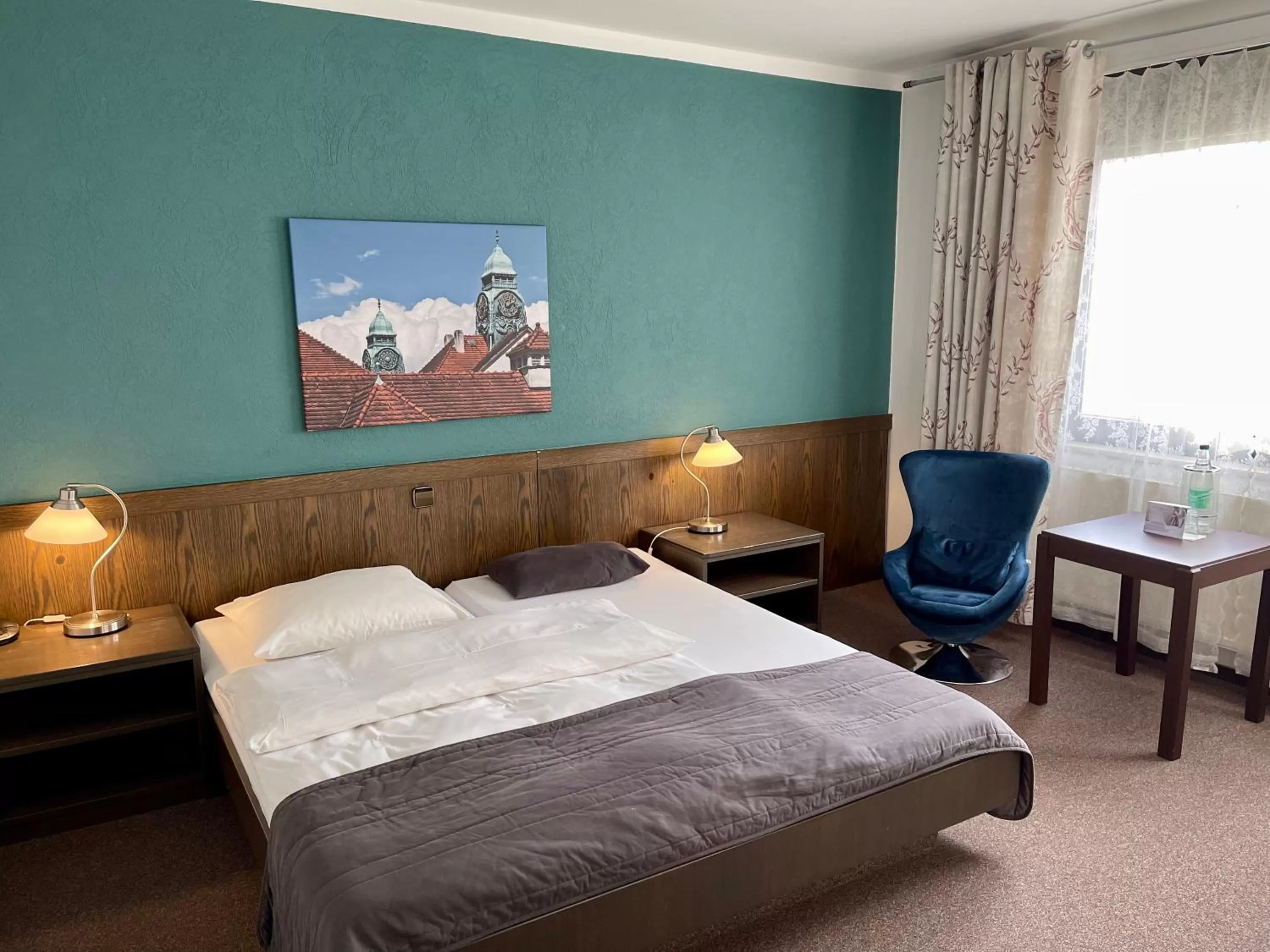 Bed in Hotel Brunnenhof