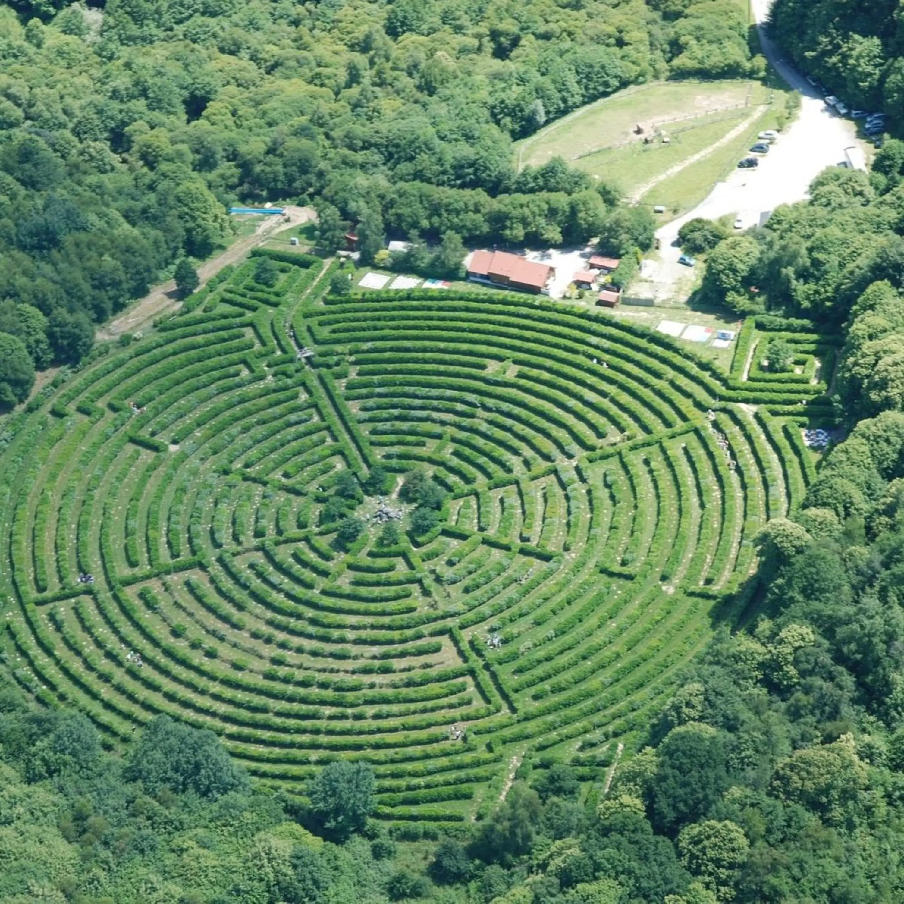 Nearby landmark, Bird's-eye View in Hôtel Le Pommeil