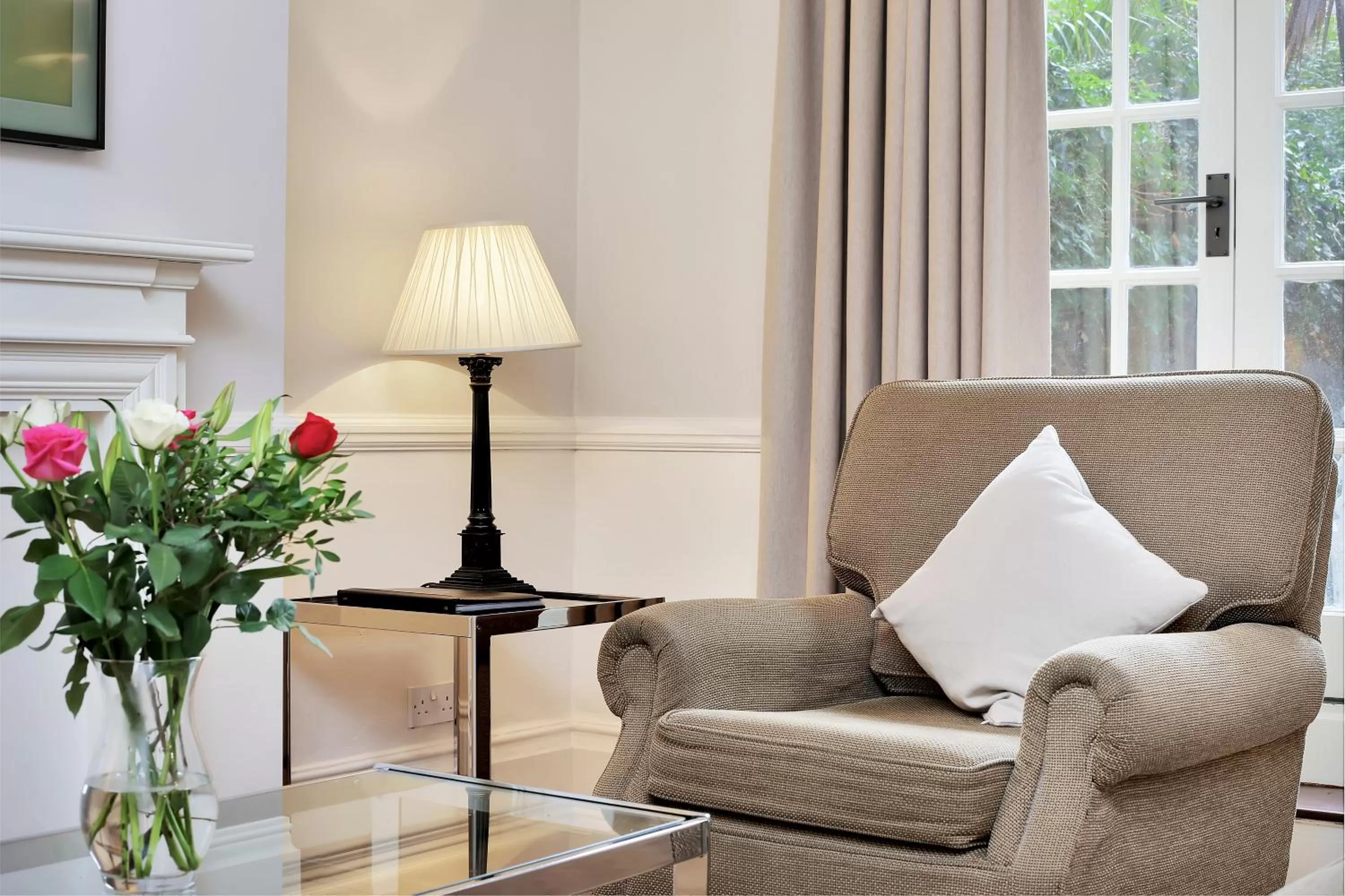 Living room in No1 The Mansions By Mansley