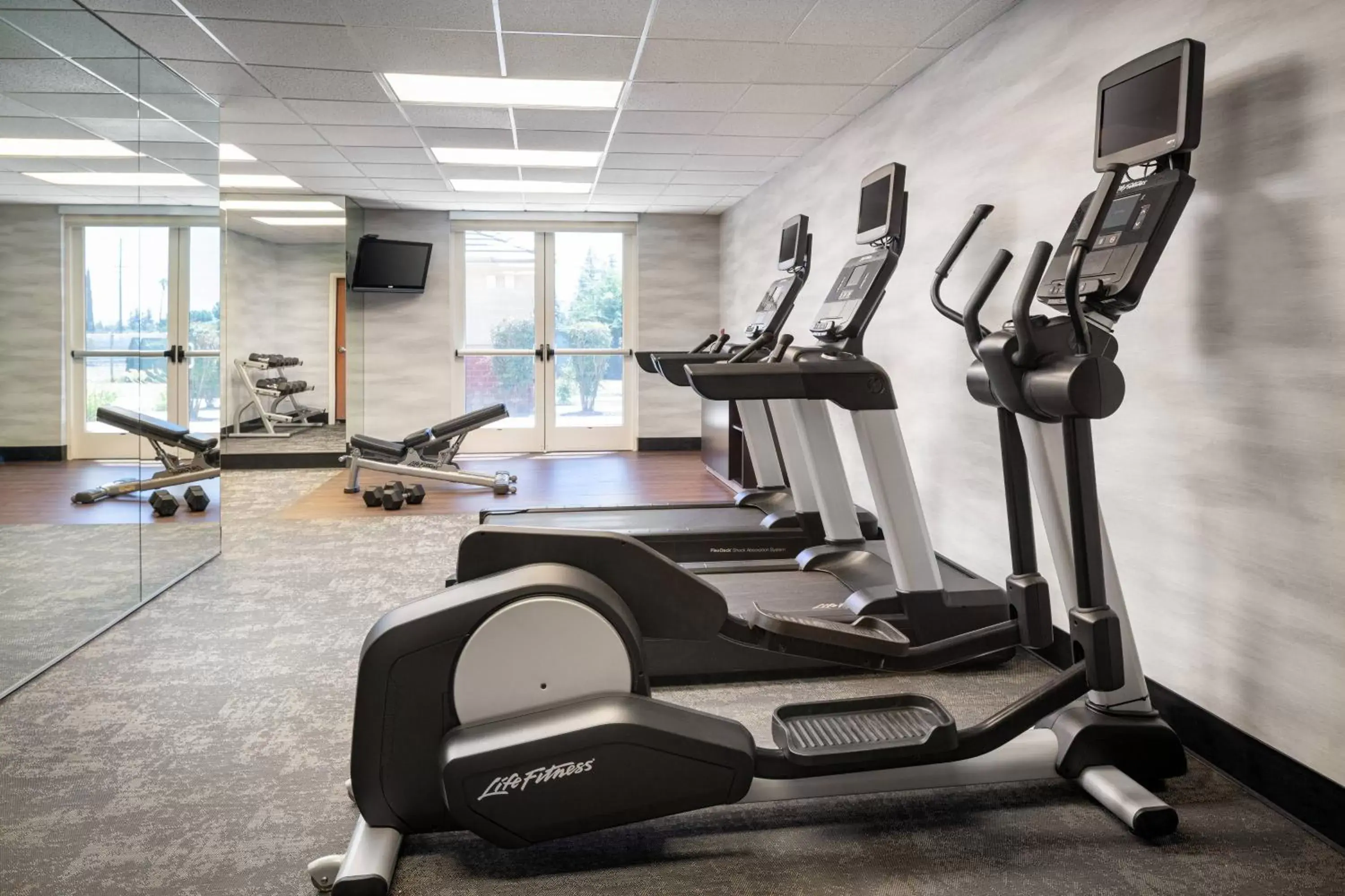 Fitness centre/facilities, Fitness Center/Facilities in Fairfield Inn & Suites by Marriott Visalia Tulare