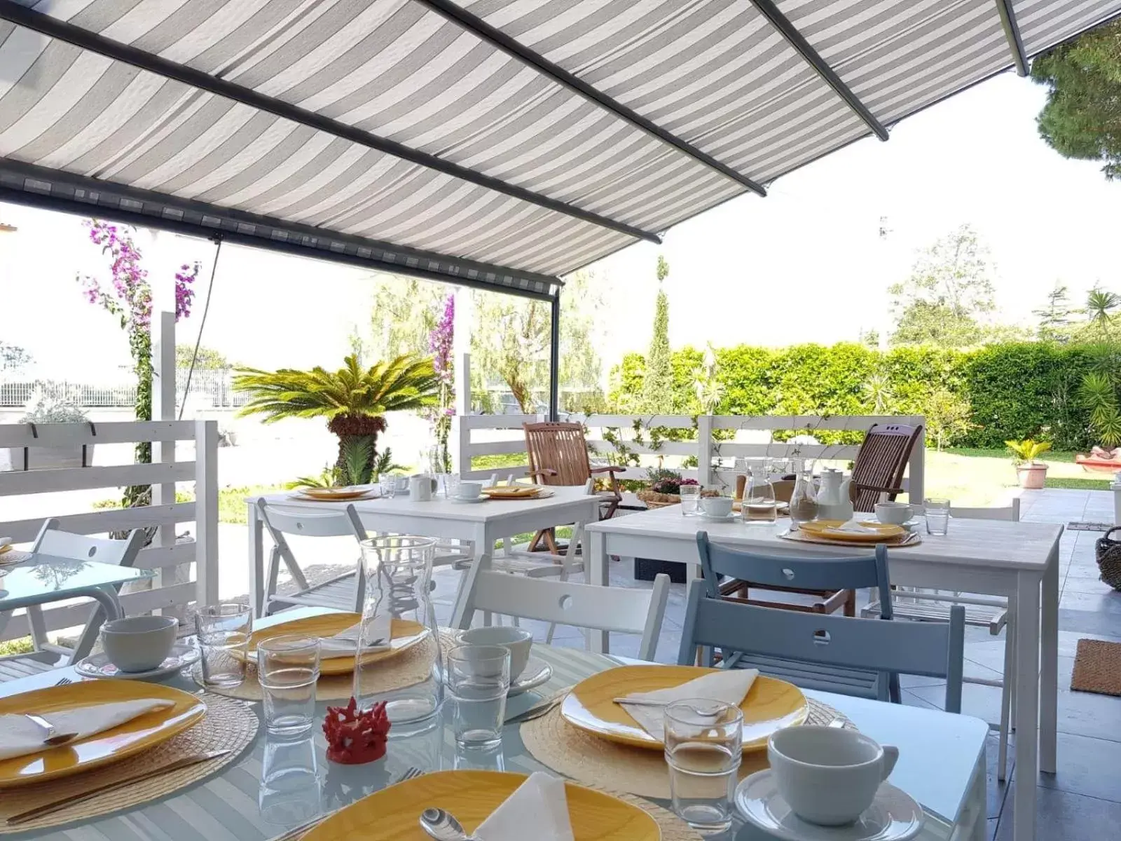 Patio, Restaurant/Places to Eat in Villa del Mar - Sperlonga Vertice Rooms