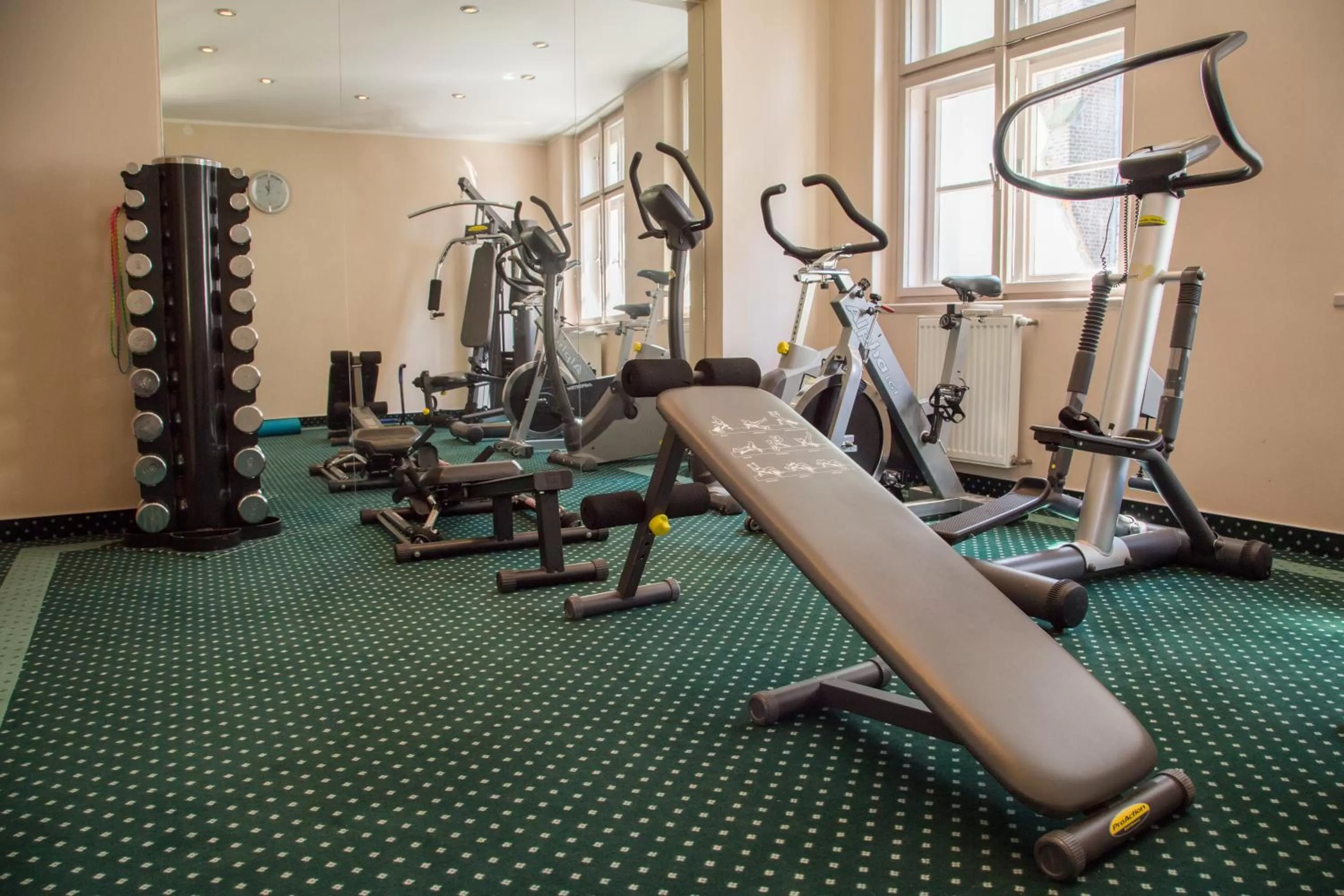 Fitness centre/facilities in Hotel Vacek Pod Věží