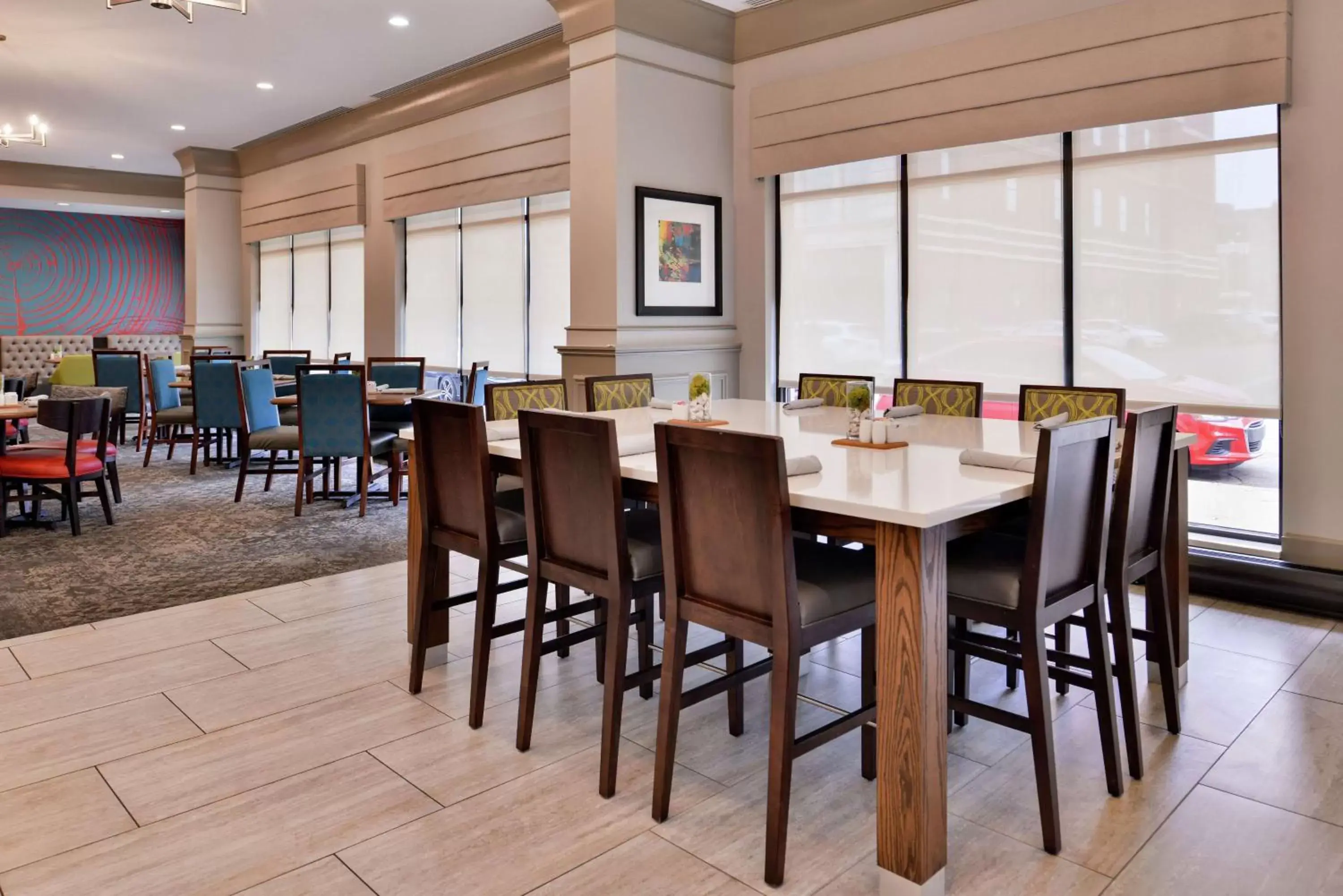 Dining area, Restaurant/Places to Eat in Hilton Garden Inn Terre Haute