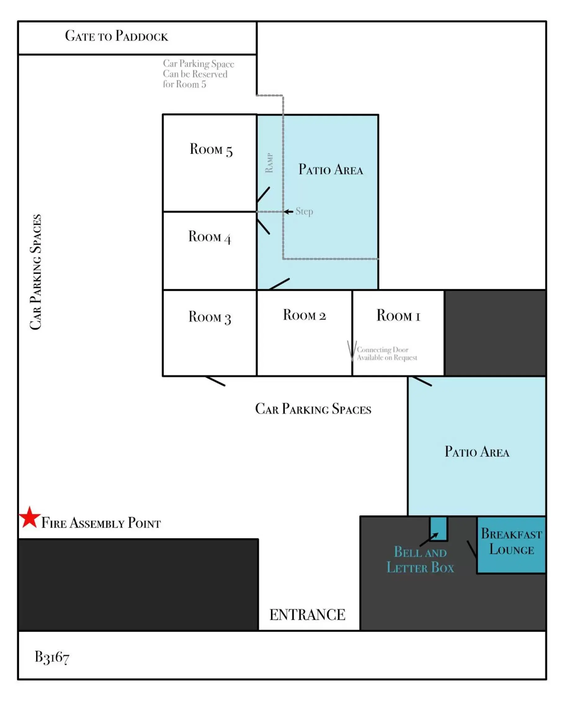 Property building, Floor Plan in The Golden Fleece