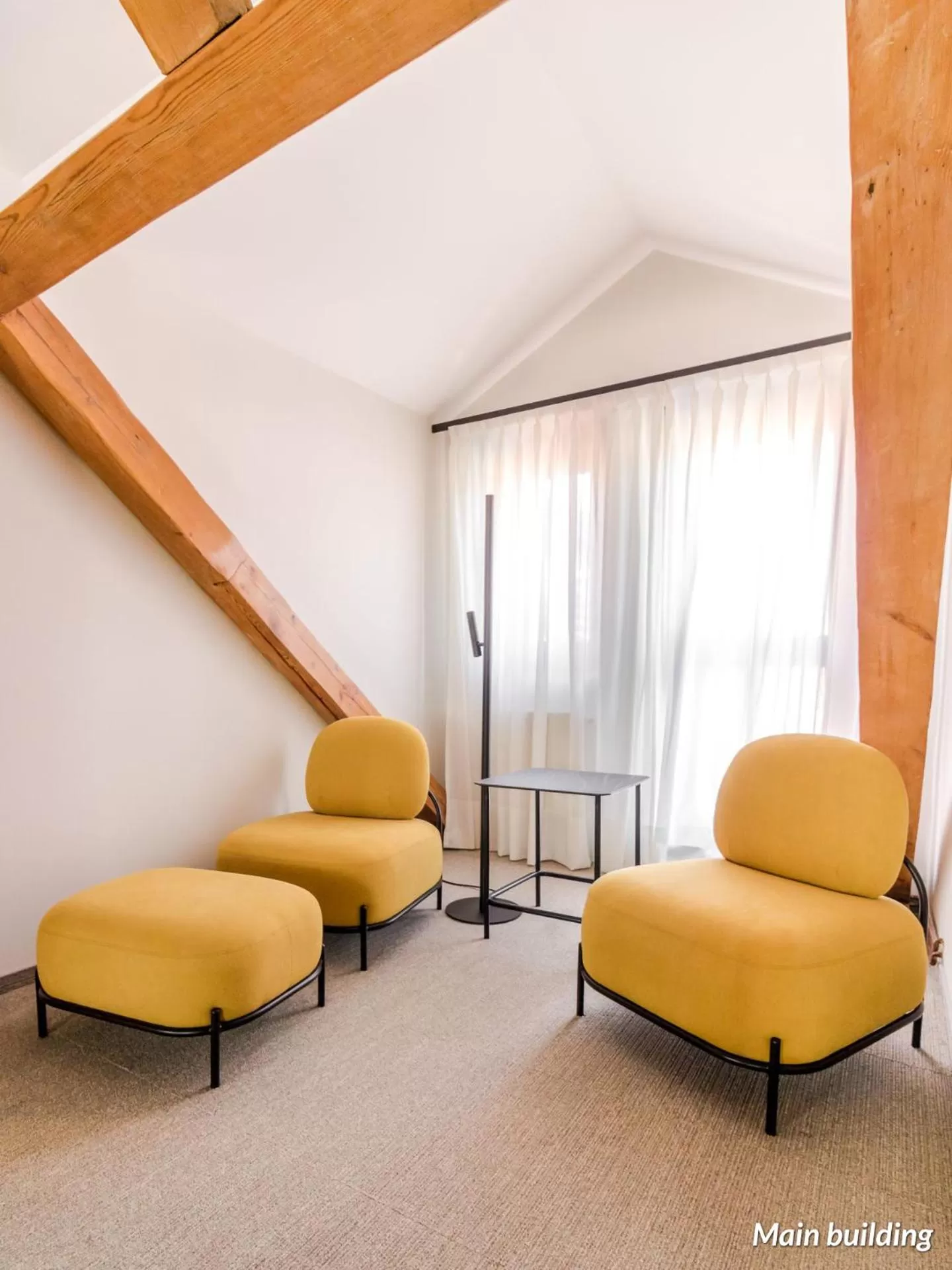 Seating area in Hotel Spichrz