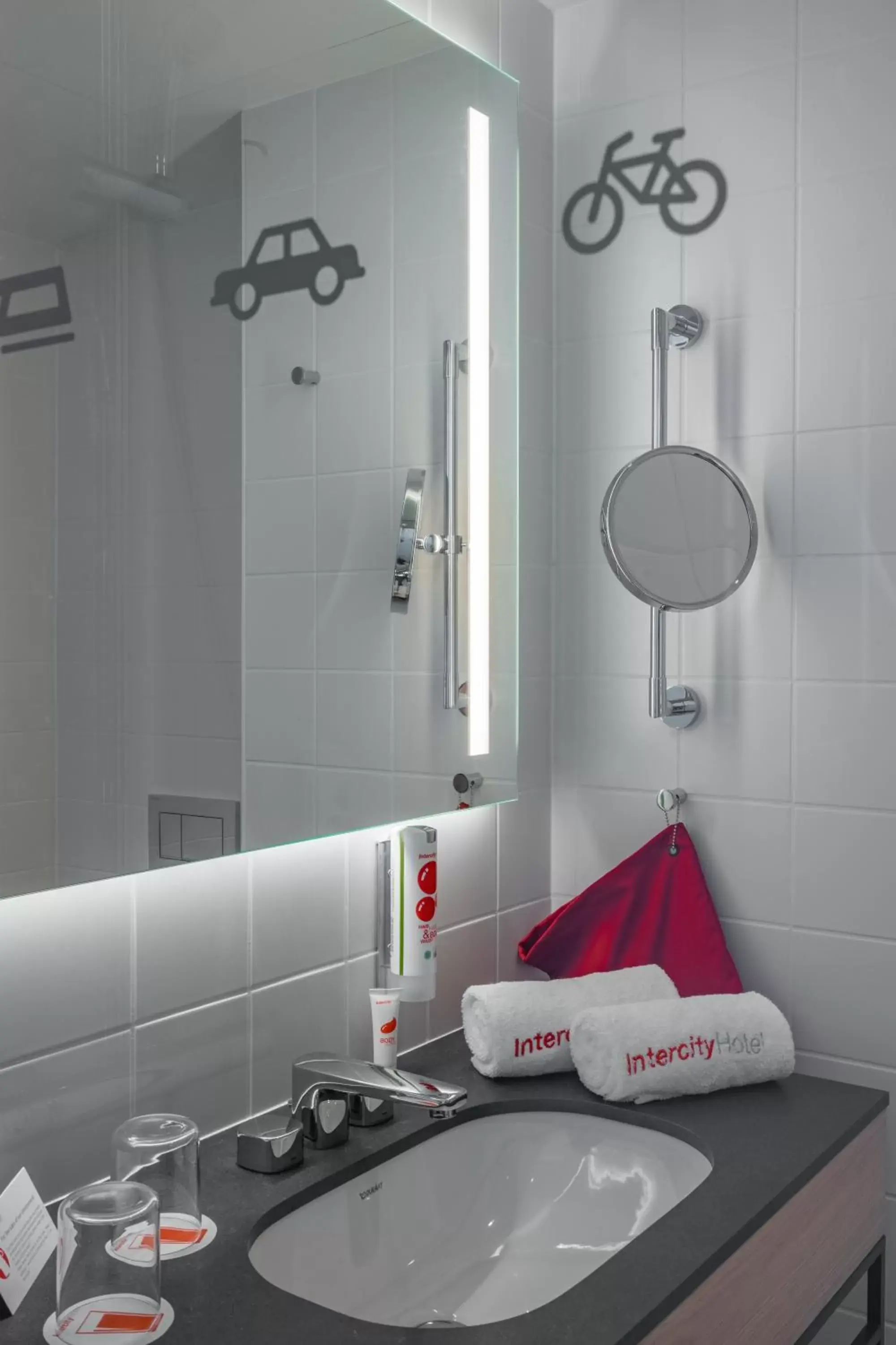 Bathroom in IntercityHotel Budapest Bathroom in IntercityHotel Budapest