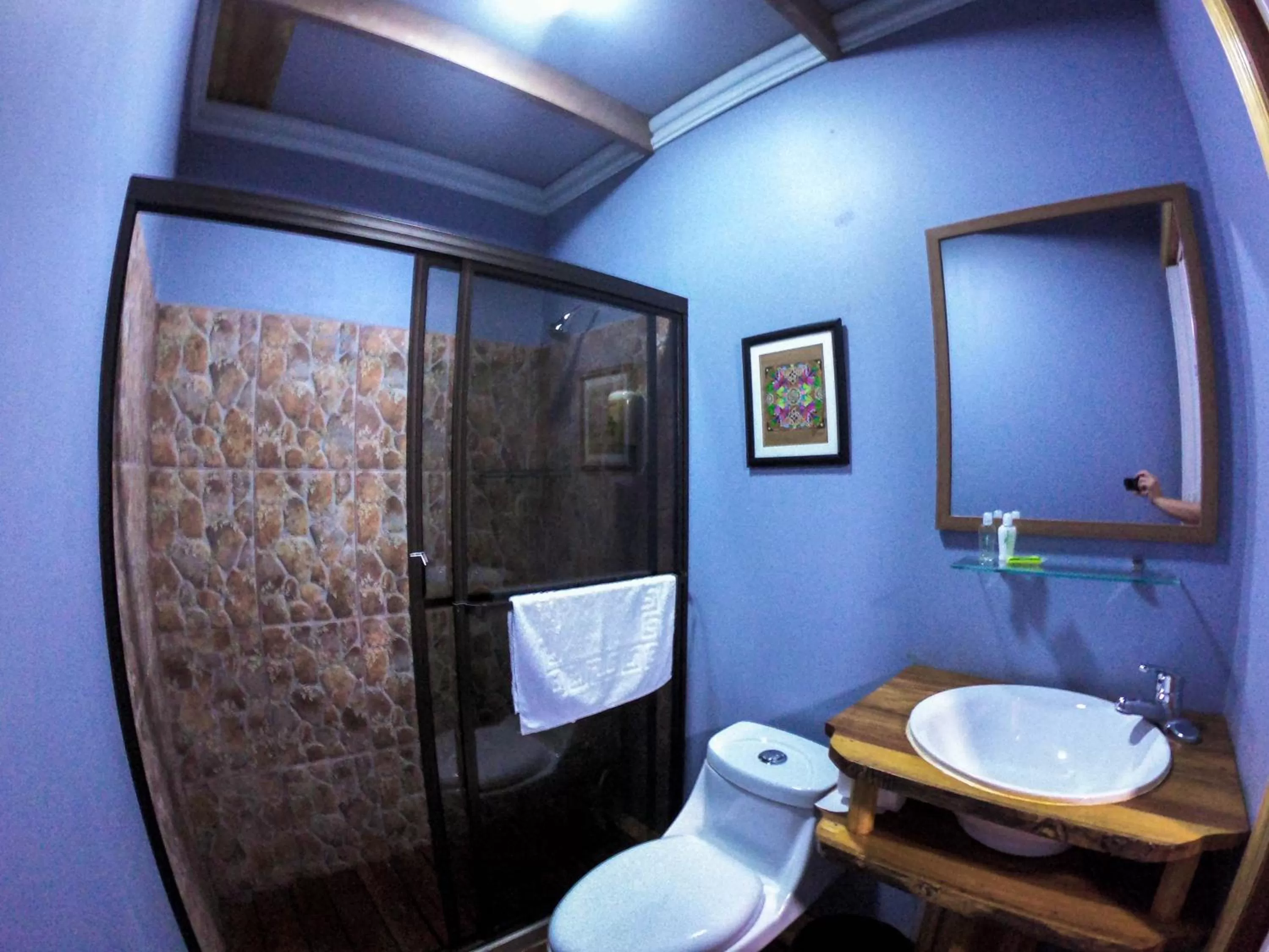 Shower in Hotel Hacienda Don Paolo